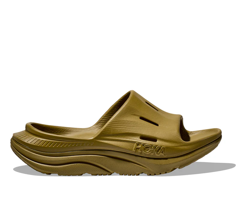 Hoka U ORA RECOVERY SLIDE 3 Green Moss / Green Moss