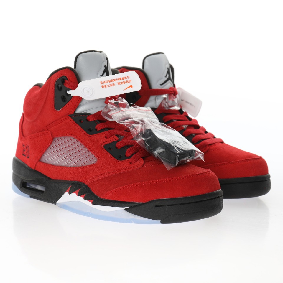 Jordan 5 Retro Raging Bull Red （Wood Box）