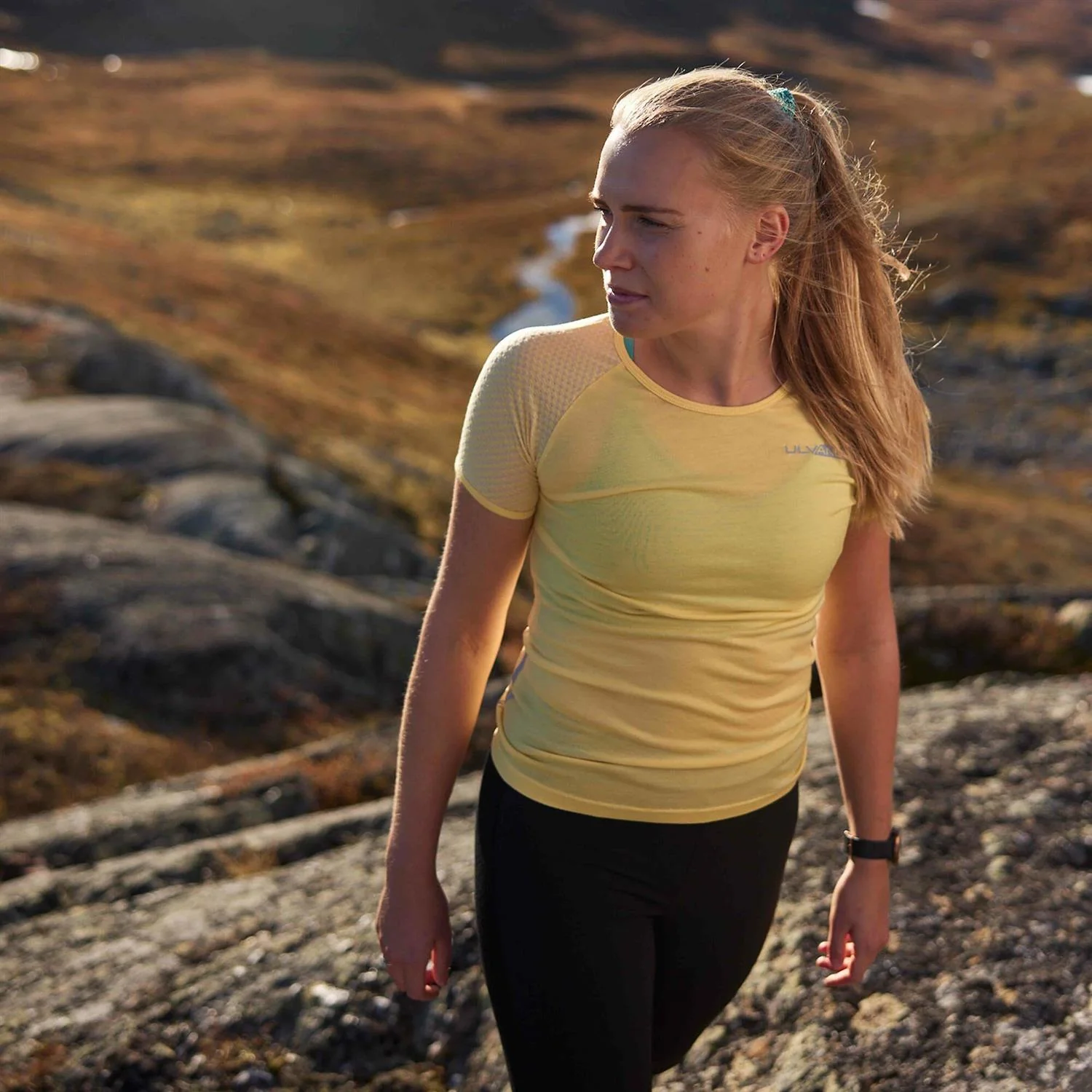 Ulvang Pace Tee Wmn Sunshine