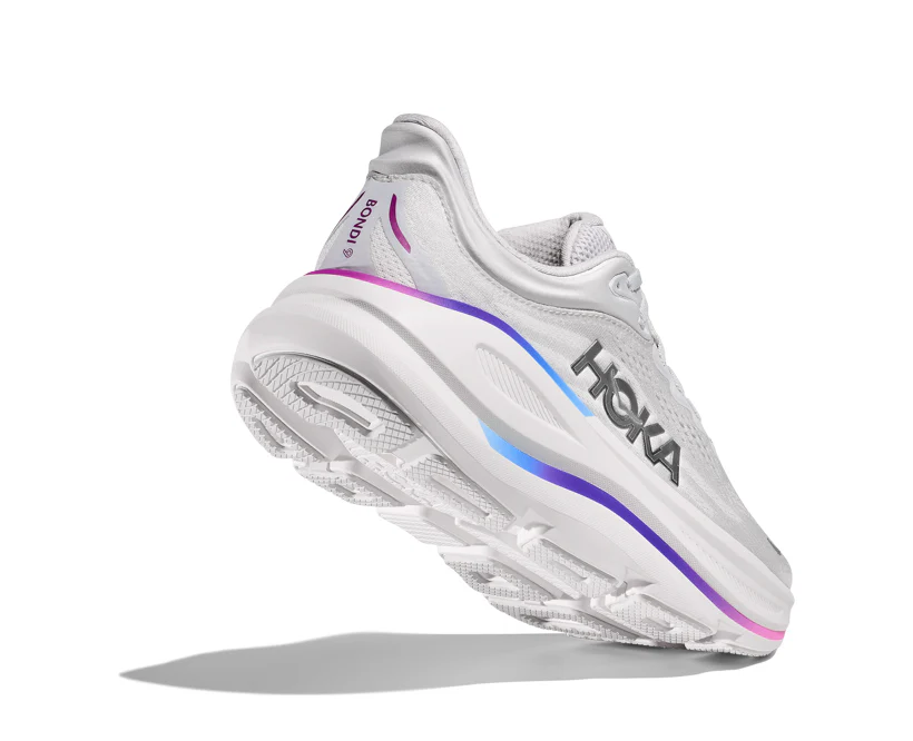 Hoka W BONDI 9 WIDE Cosmic Grey / White