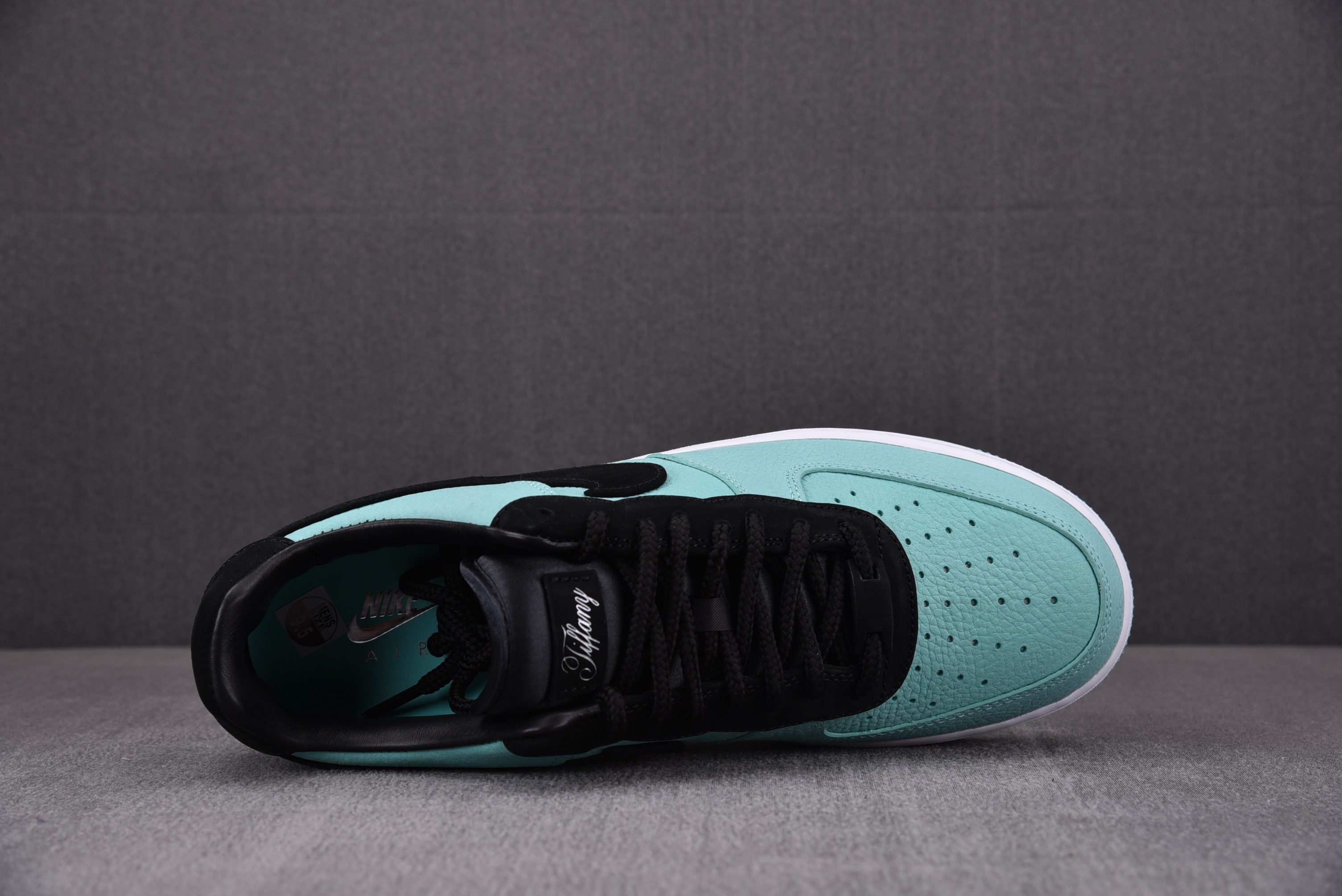 Nike Air Force 1 Low Tiffany & Co. 1837 reversed black and green