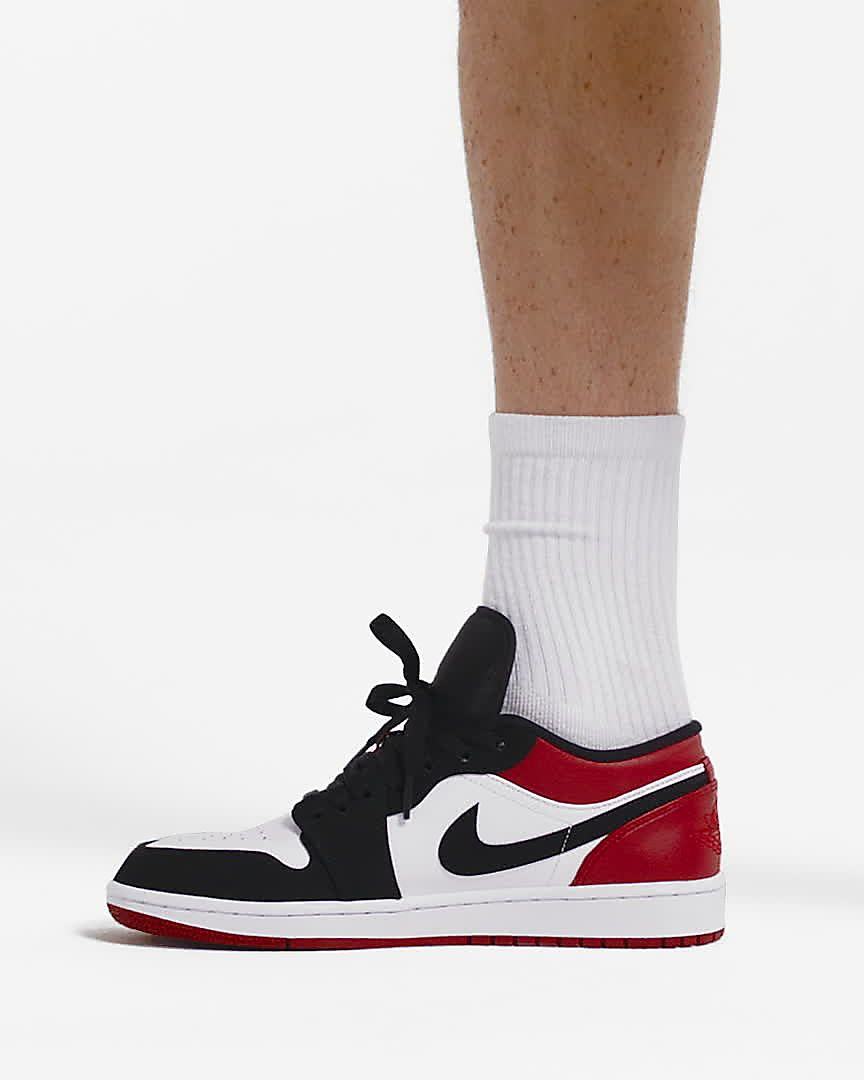 Jordan 1 Low Bred Toe