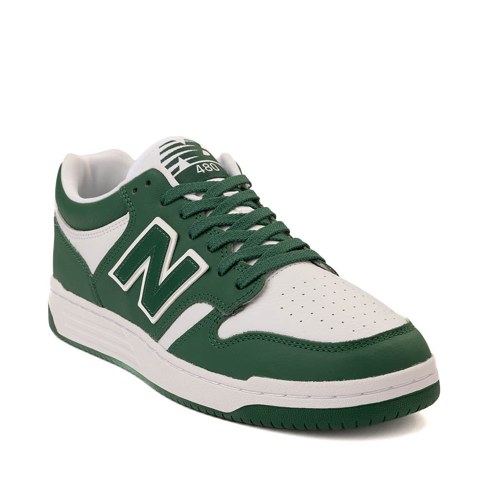New Balance Unisex Lifestyle 480 Sneakers -  Men's/Women's-Team Forest Green / White