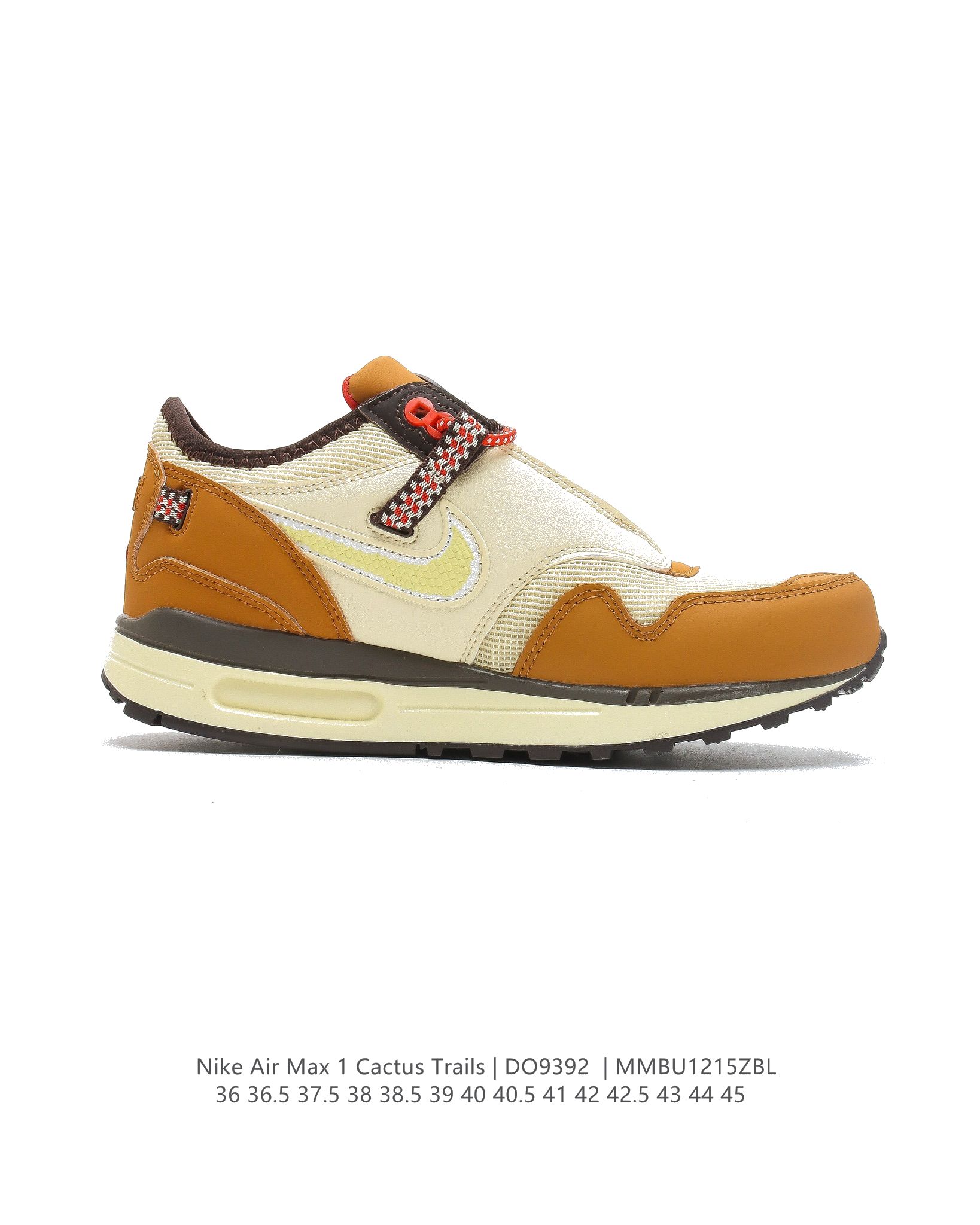 Travis Scott x Nike Air Max 1WheatLemon DO9392-700 Dames & Heren Schoenen-1