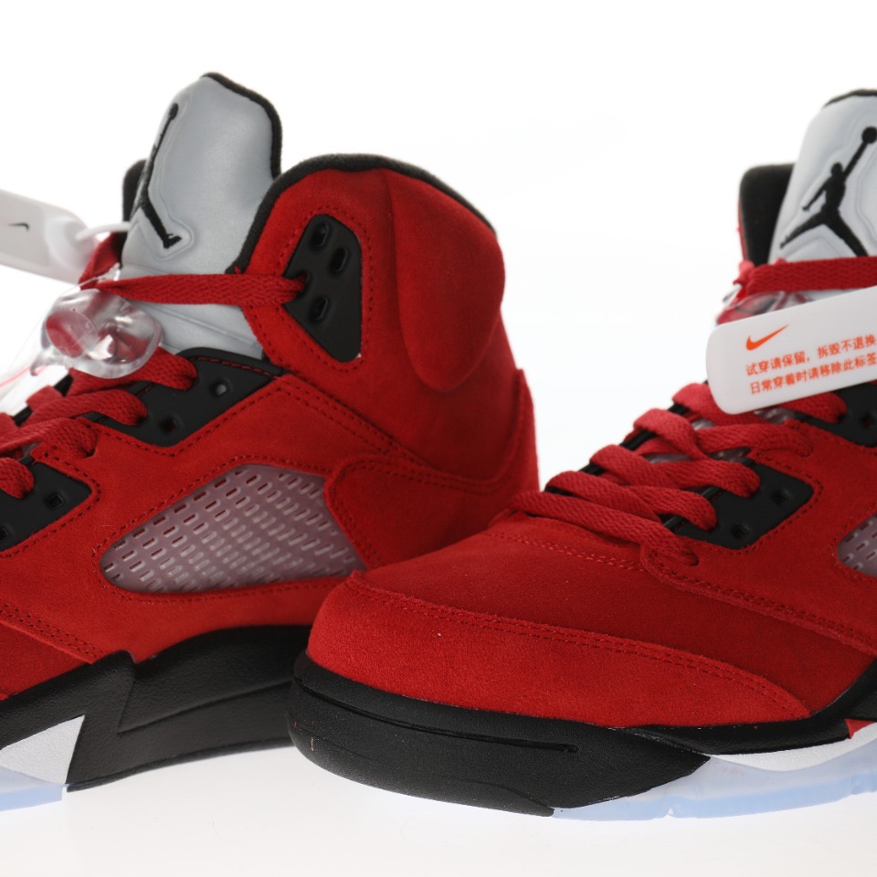 Jordan 5 Retro Raging Bull Red （Wood Box）