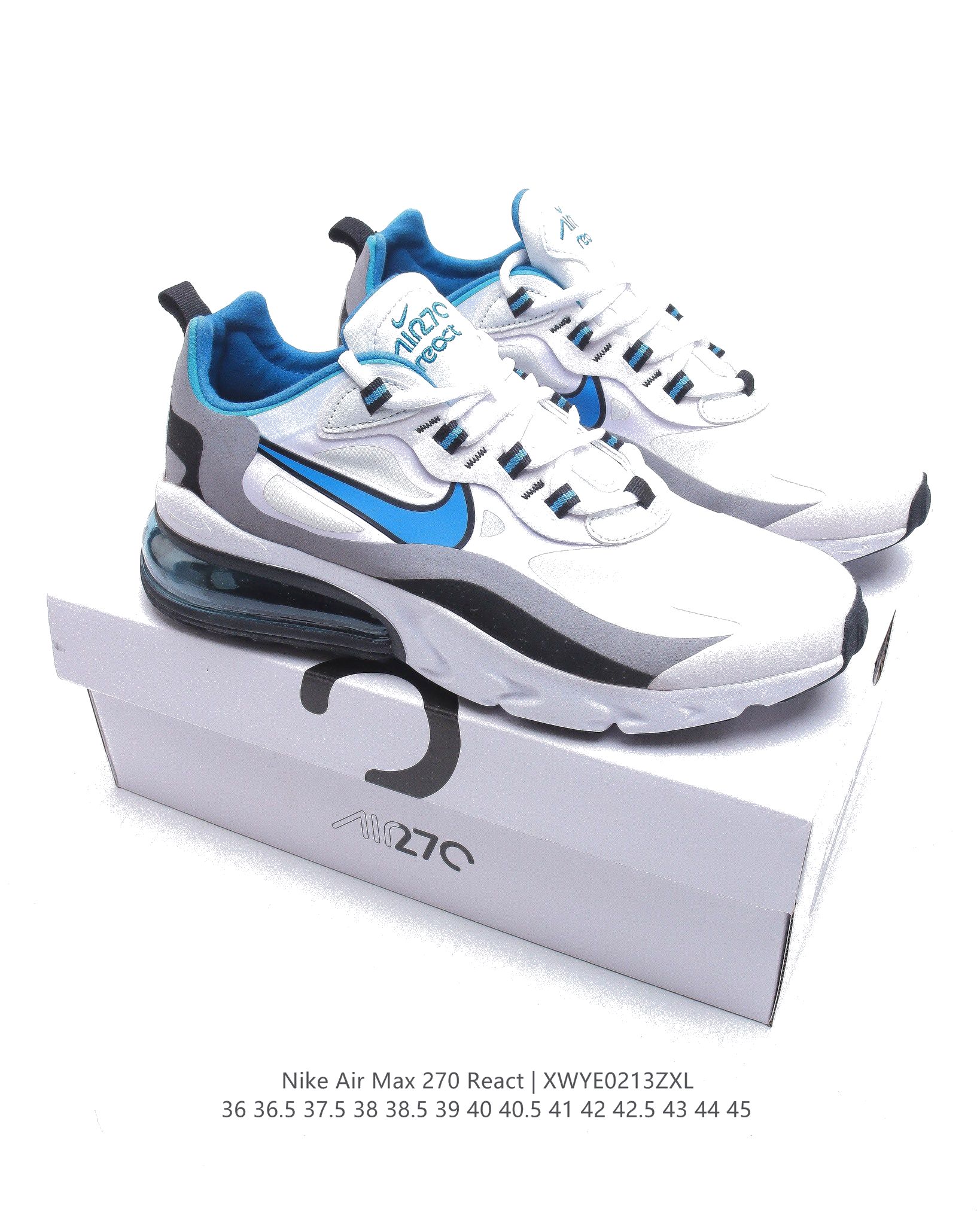 Nike Air Max 270 React SEBubble Pack Smoke GreyMulti Dames & Heren Schoenen-1