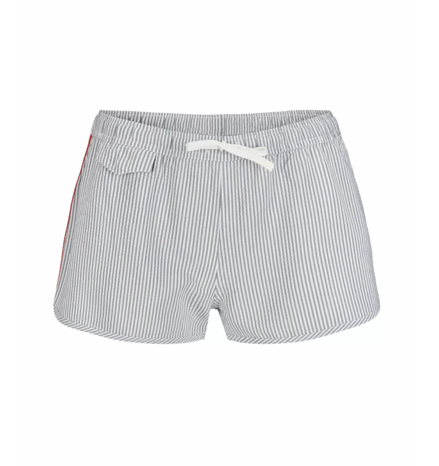 Amundsen Sports Soak Swim Trunk Womens Faded Navy Stripes