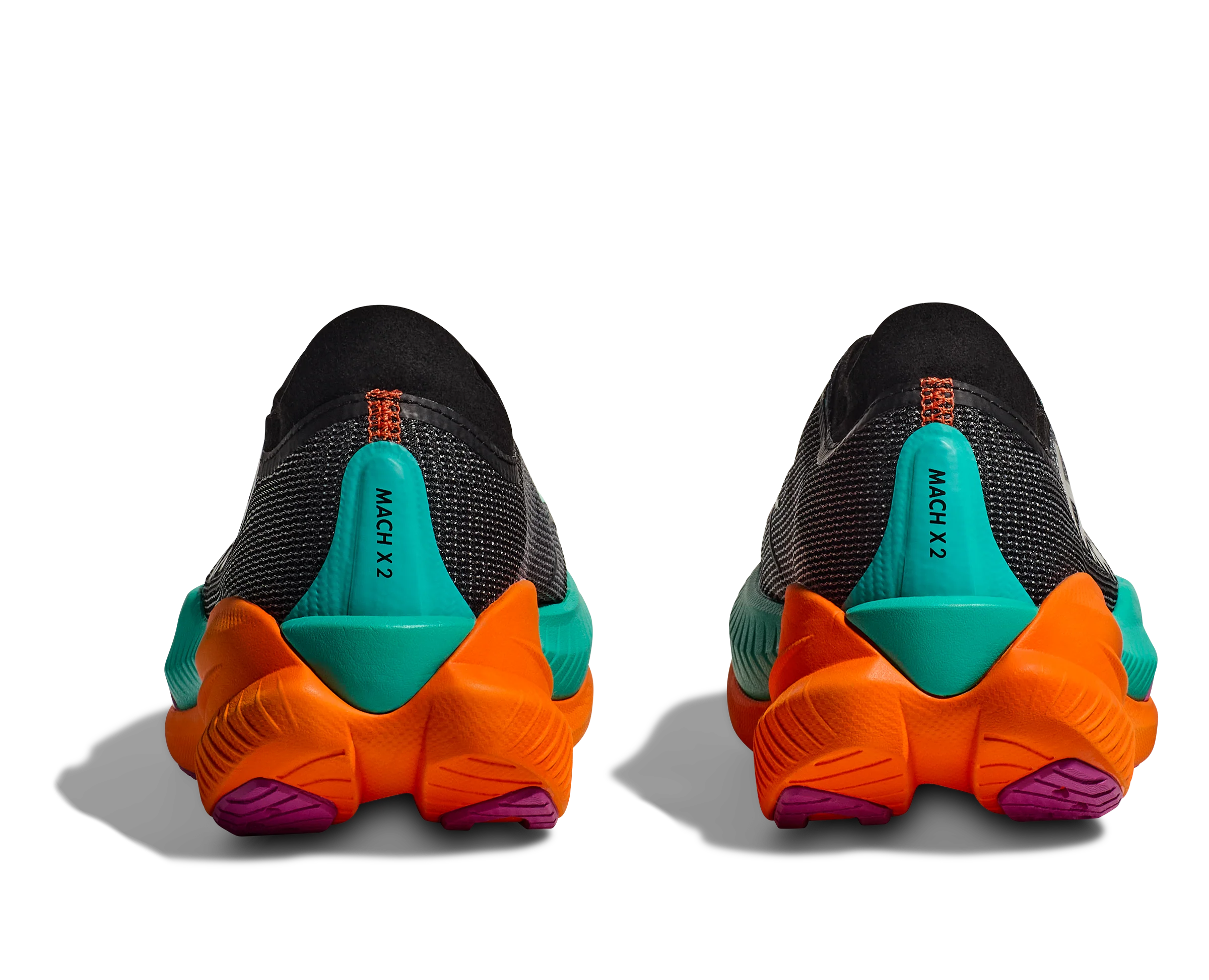 Hoka W MACH X 2 WIDE Black / Electric Aqua