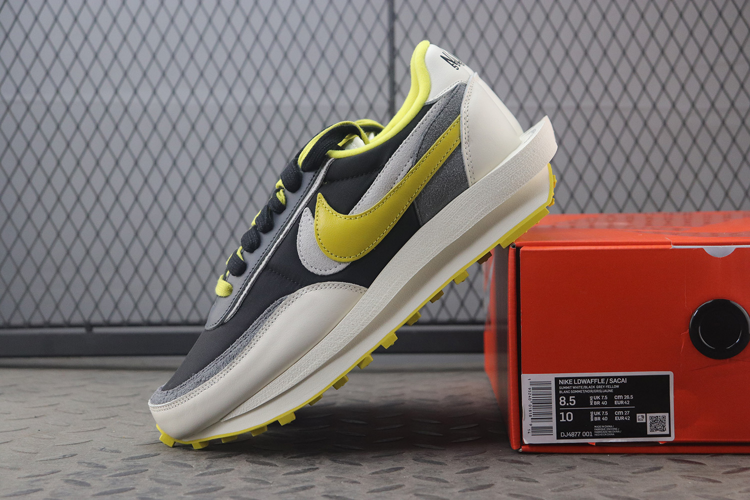 Nike LD Wafflesacai Undercover Black Bright Citron