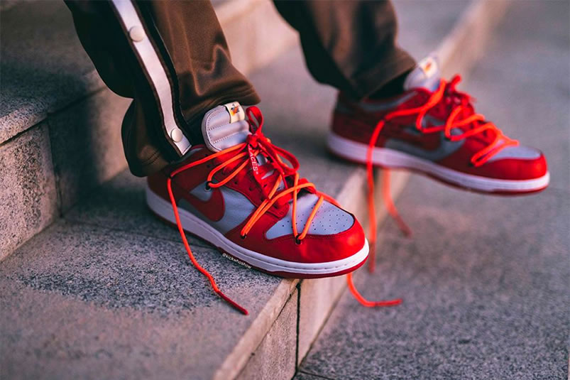 NIke SB Dunk Off White University Red