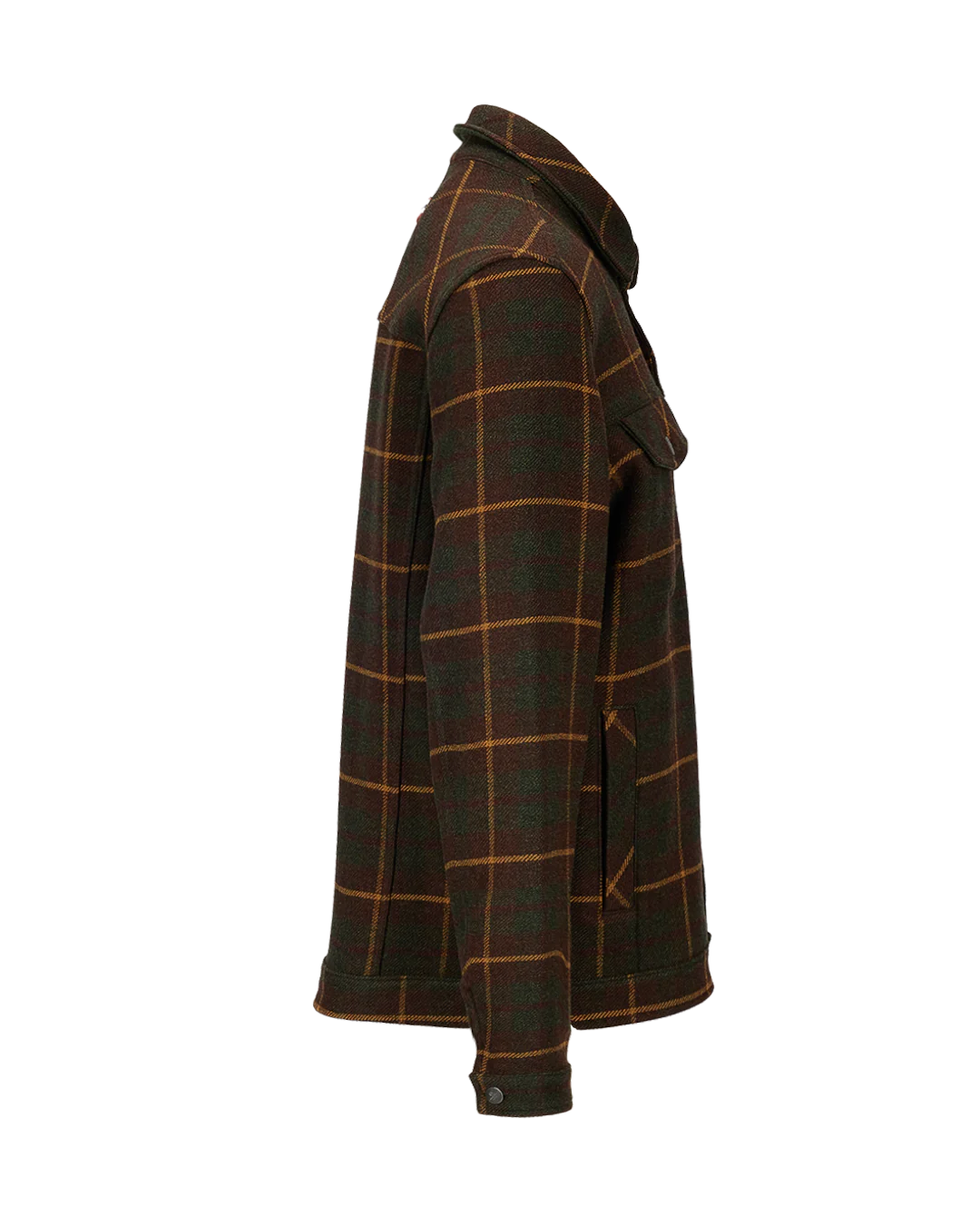 Amundsen Sports Wool Jacket Unisex Hunter Brown Checks