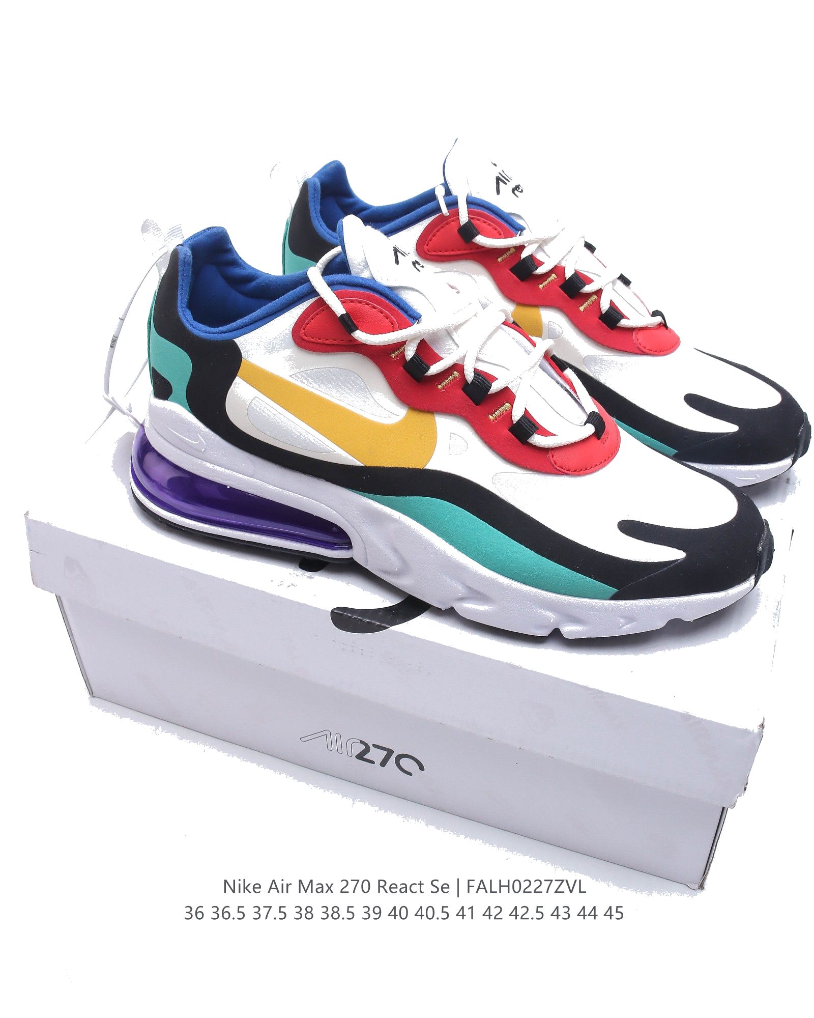 Nike Air Max 270 React Bauhaus CT1265-100 Dames & Heren Schoenen-1
