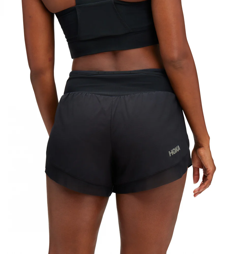 Hoka W GLIDE 4'' SHORT Black