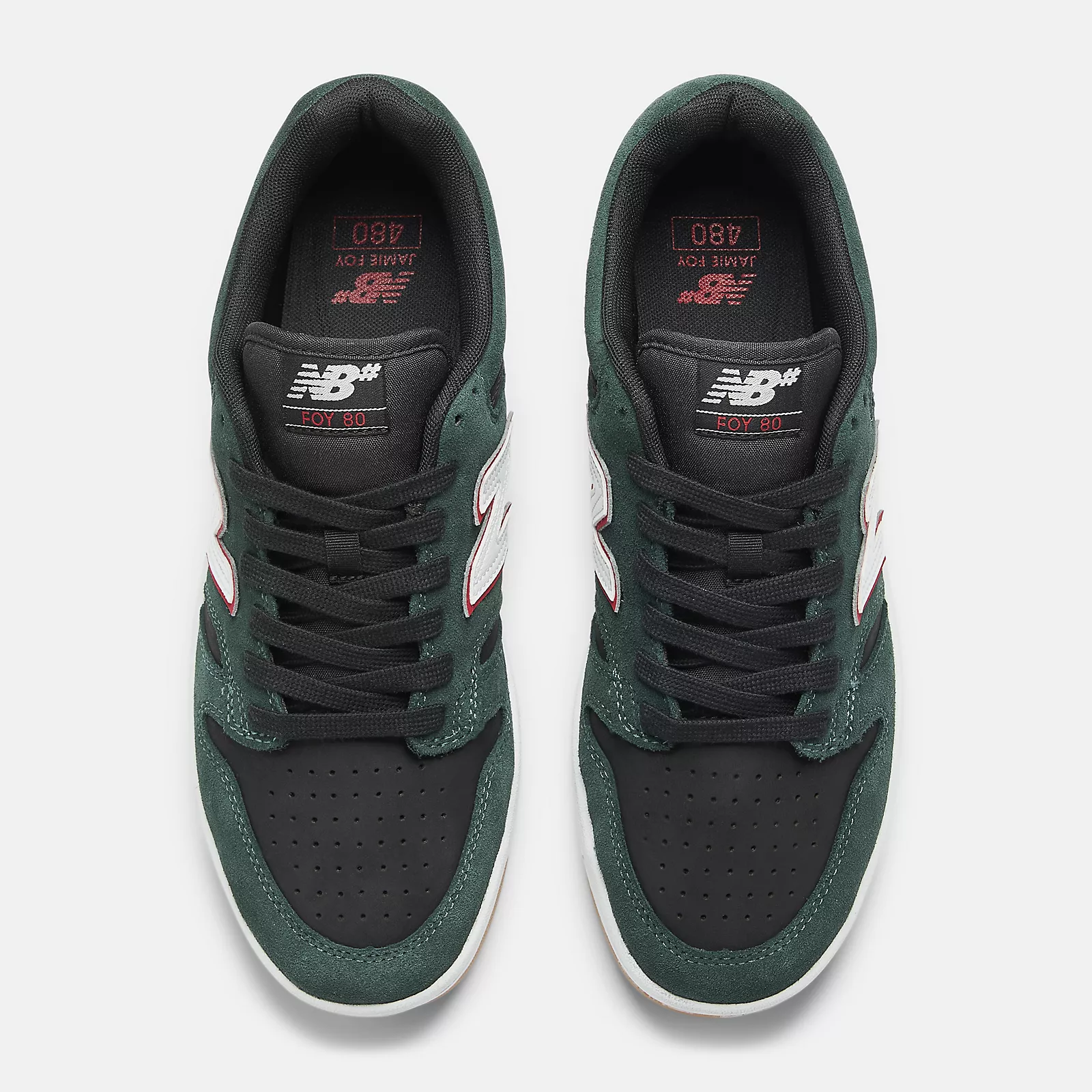 New Balance Unisex Lifestyle 480 Sneakers -  Men's/Women's-Forest Green with Black