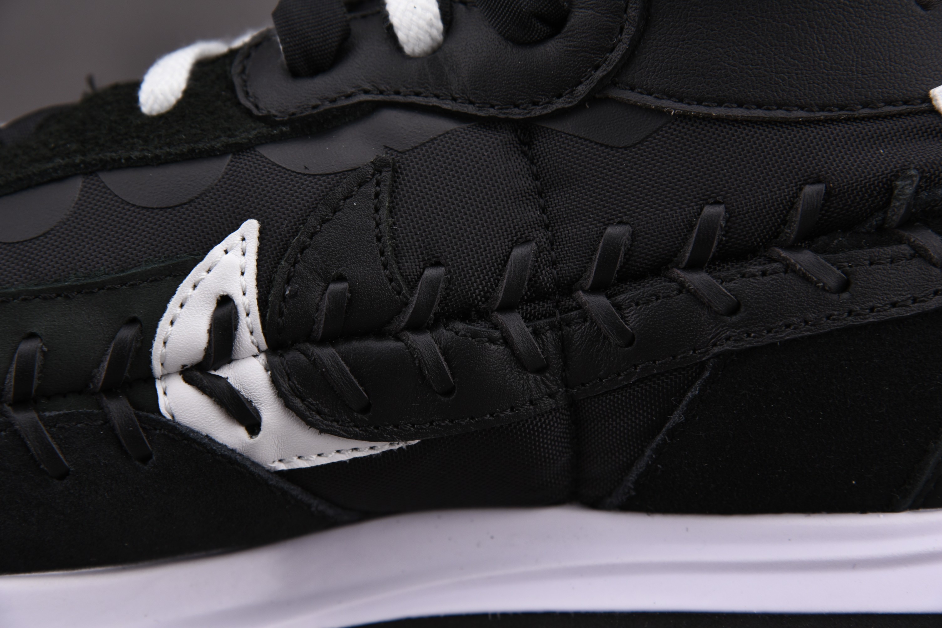 Nike Vaporwaffle sacai Jean Paul Gaultier Black White