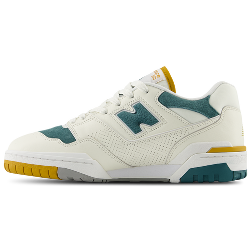 New Balance  550 Casual Shoe -  Men's/Women's League Outfitters White/Yellow/Teal