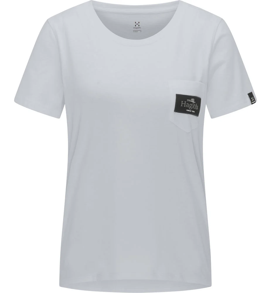 Haglöfs Mirth Tee Women Grey Melange Solid