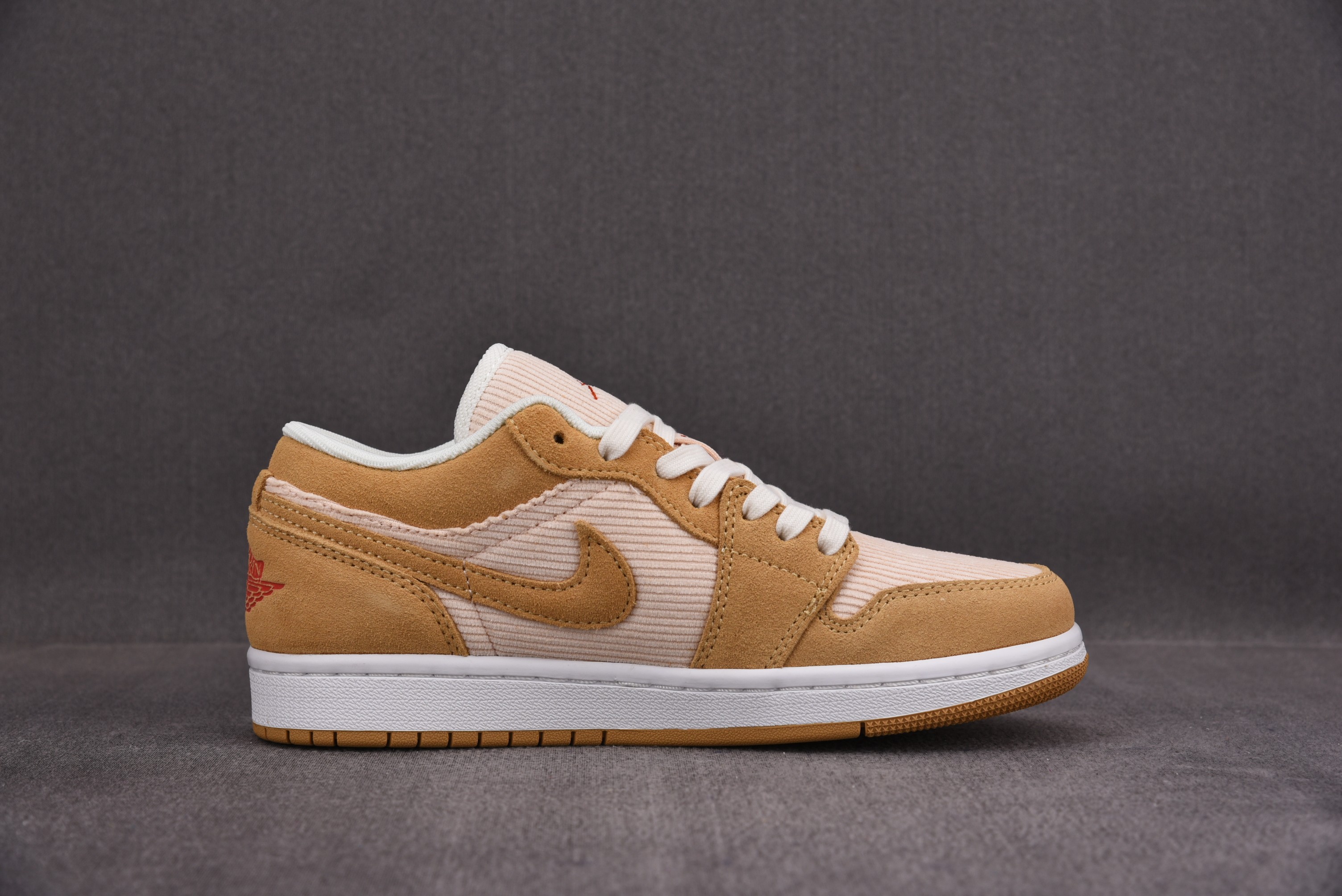 Jordan 1 Low SE Twine Orange Quartz Corduroy (Women Size!!)