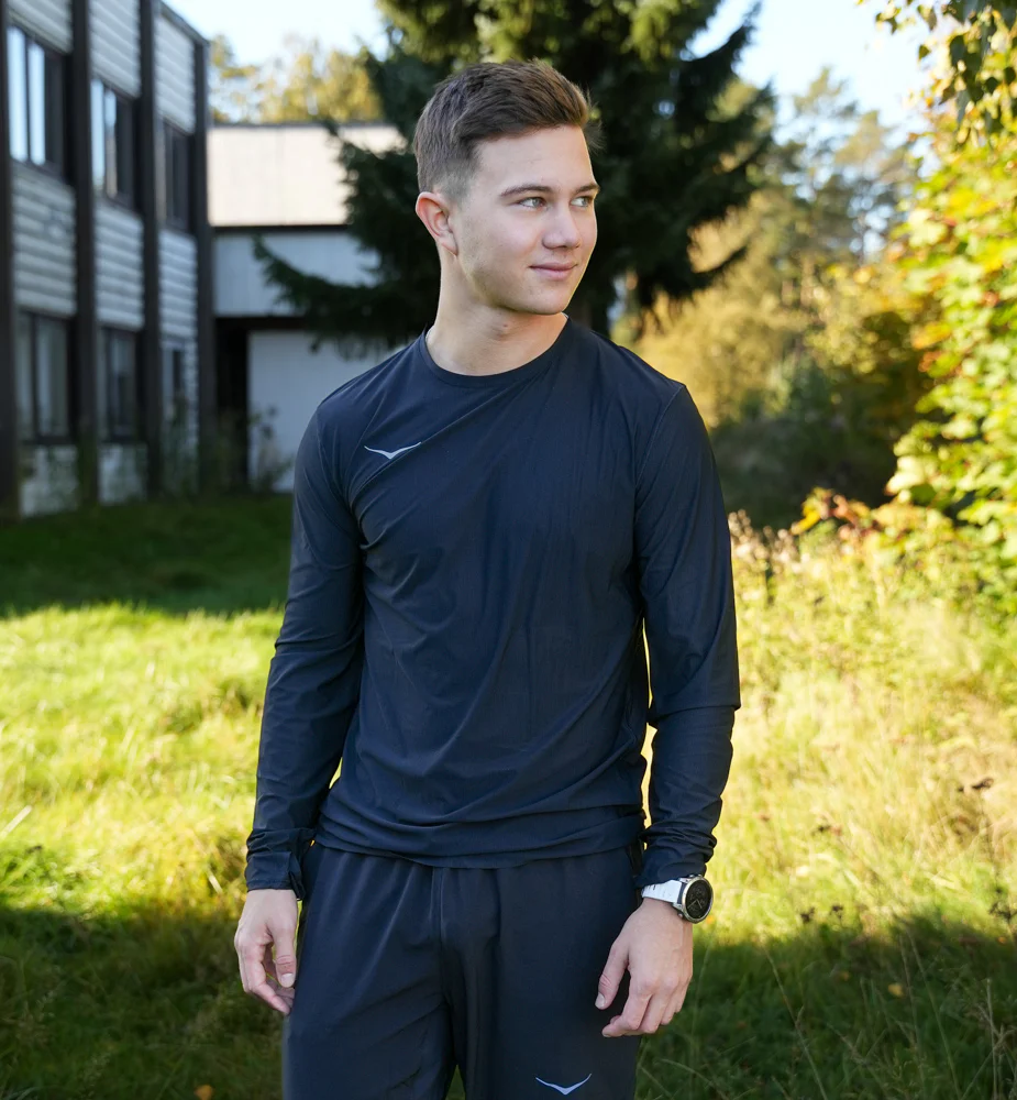Hoka M AIROLITE RUN LONG SLEEVE Black