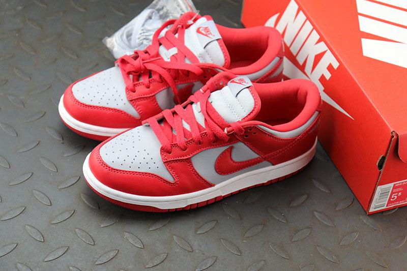 Nike Dunk Low Retro Medium Grey Varsity Red UNLV (2021)