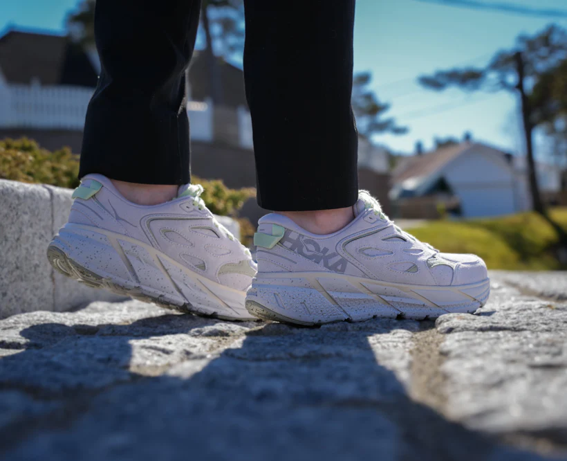 Hoka U CLIFTON L SUEDE Vaporous / Barley