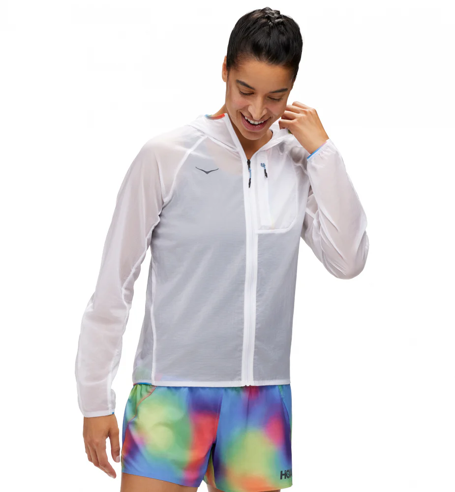 Hoka W Skyflow Jacket White / Multi