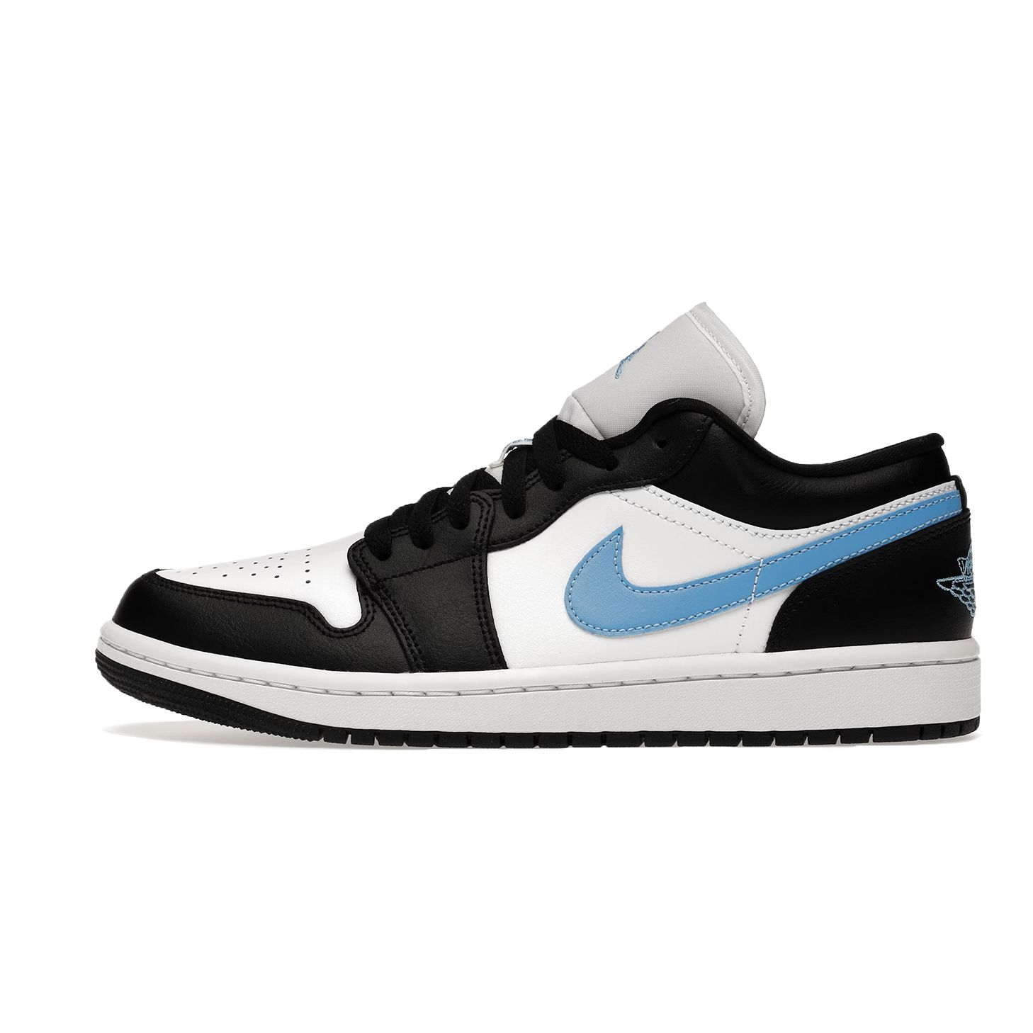 Jordan 1 Low Black University Blue White (Women Size!!)
