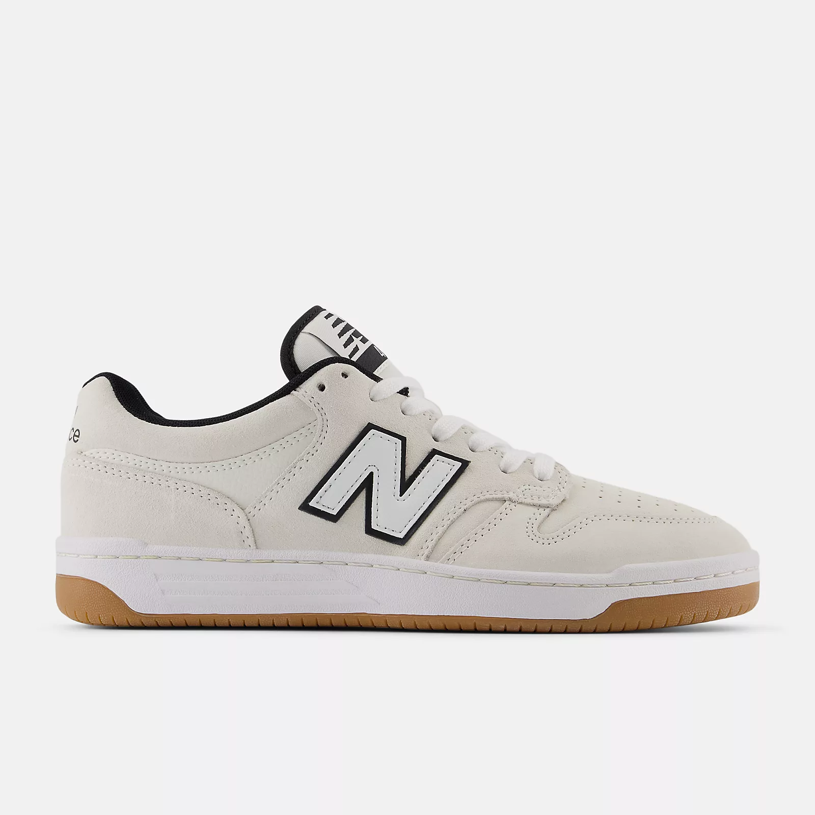 New Balance Unisex Lifestyle 480 Sneakers -  Men's/Women's-White with Black