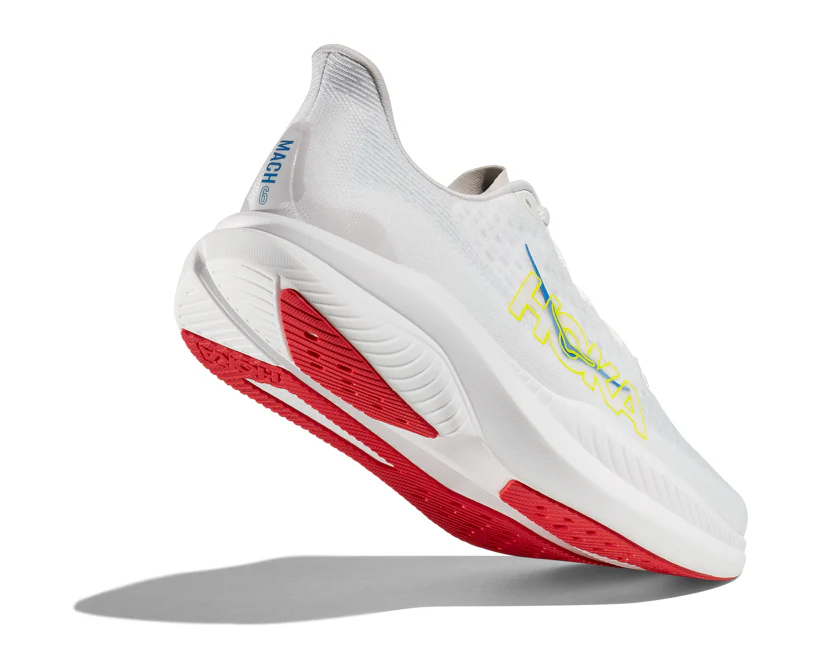 Hoka M MACH 6 White / Nimbus Cloud