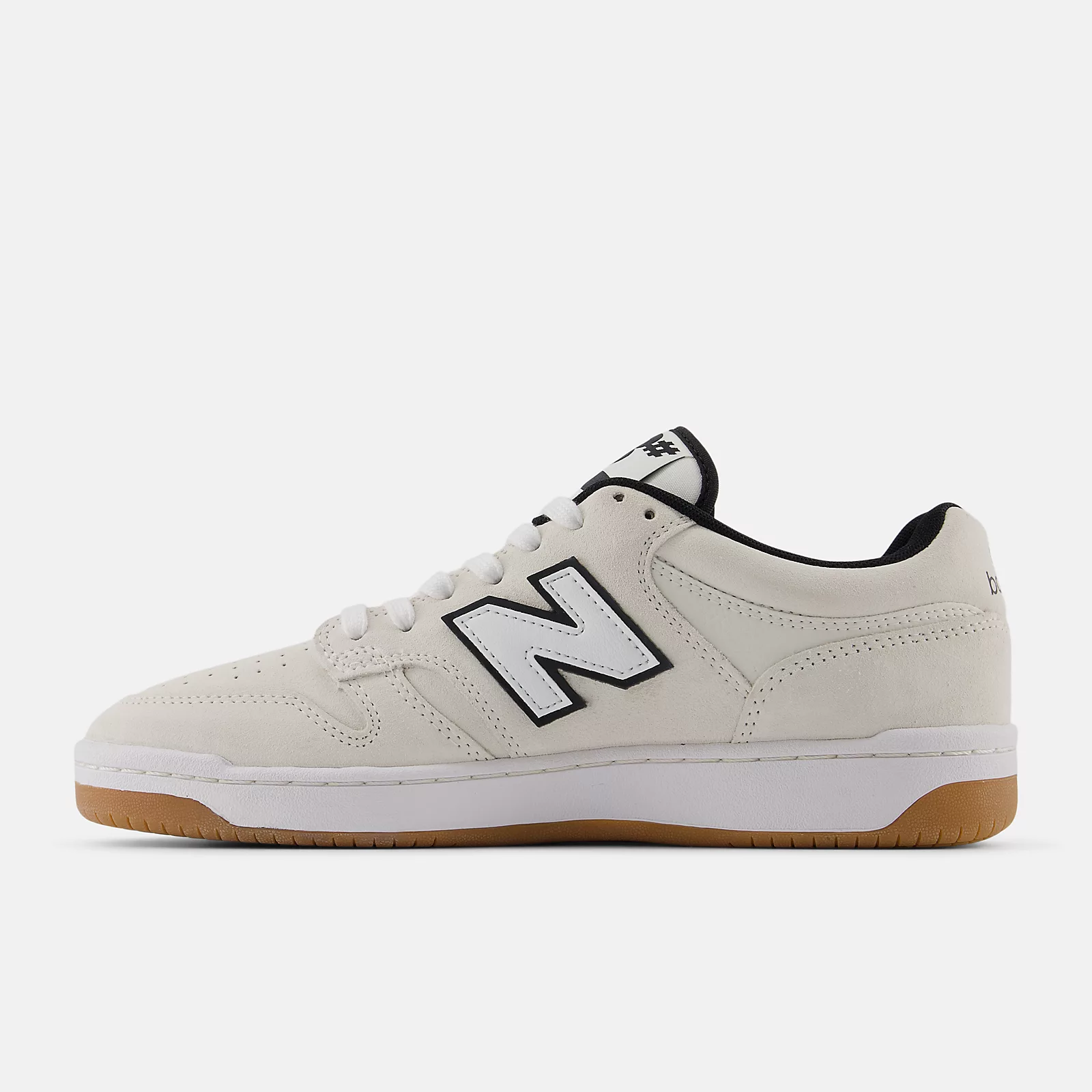 New Balance Unisex Lifestyle 480 Sneakers -  Men's/Women's-White with Black