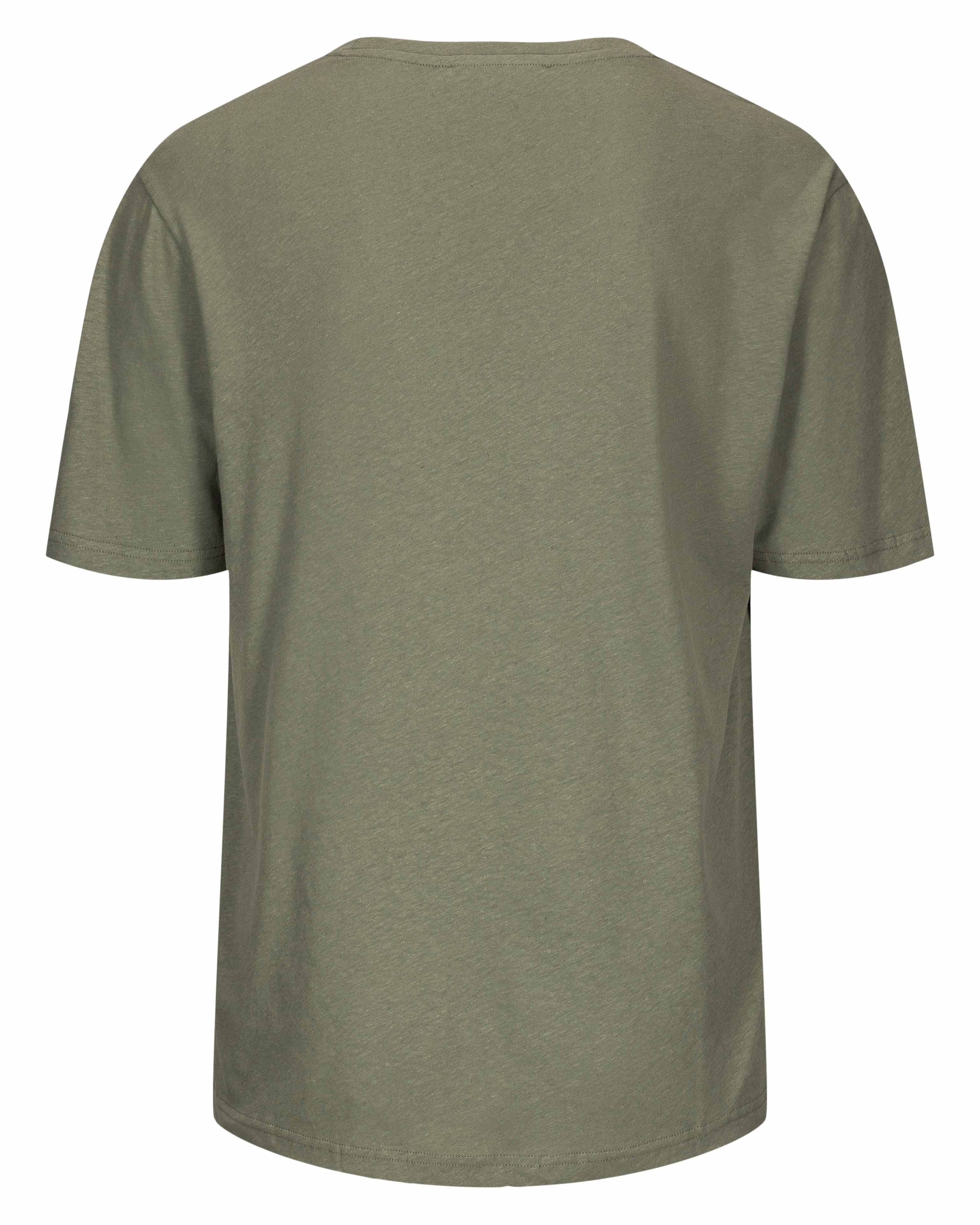 Amundsen Sports Linen Tee Mens Olive Ash