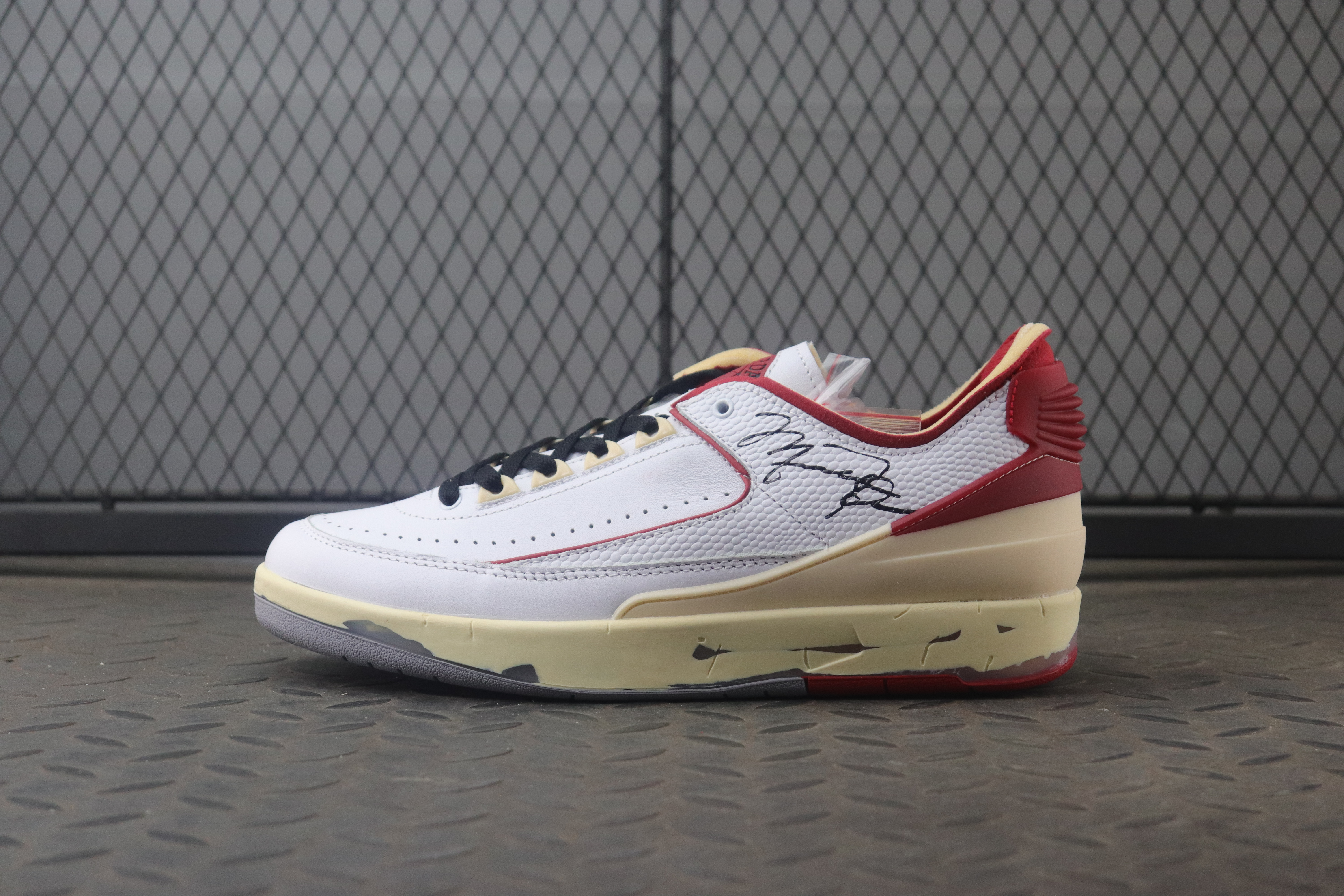 Jordan 2 Retro Low SP   White Red