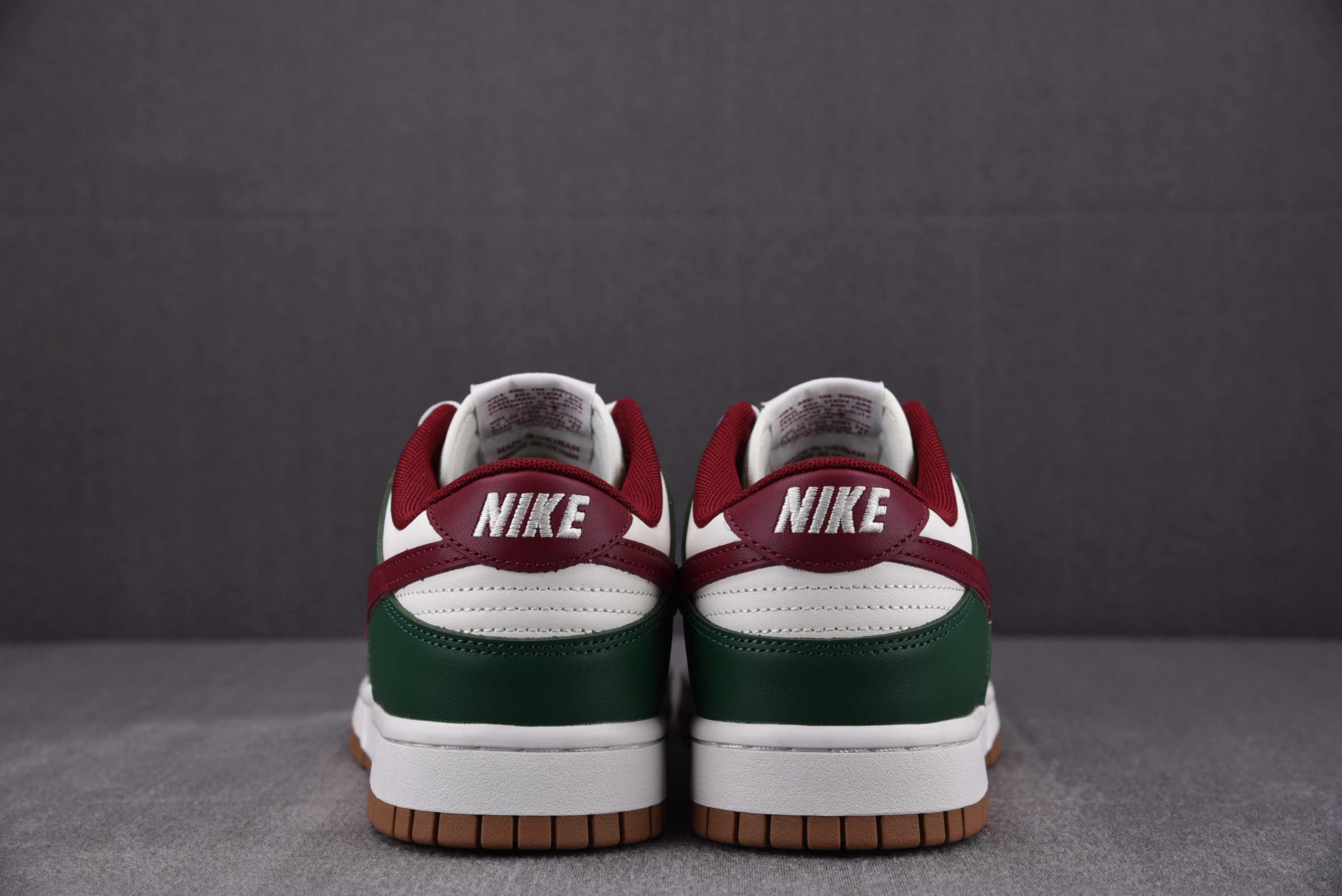 Nike Dunk Low Gorge Green Team Red