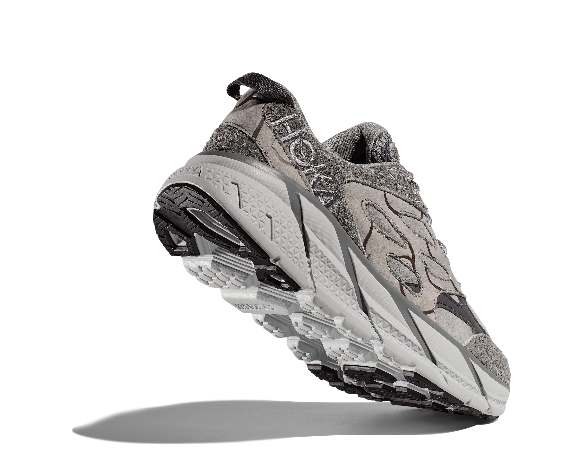 Hoka U CLIFTON L SUEDE TP Galactic Grey / Satellite Grey