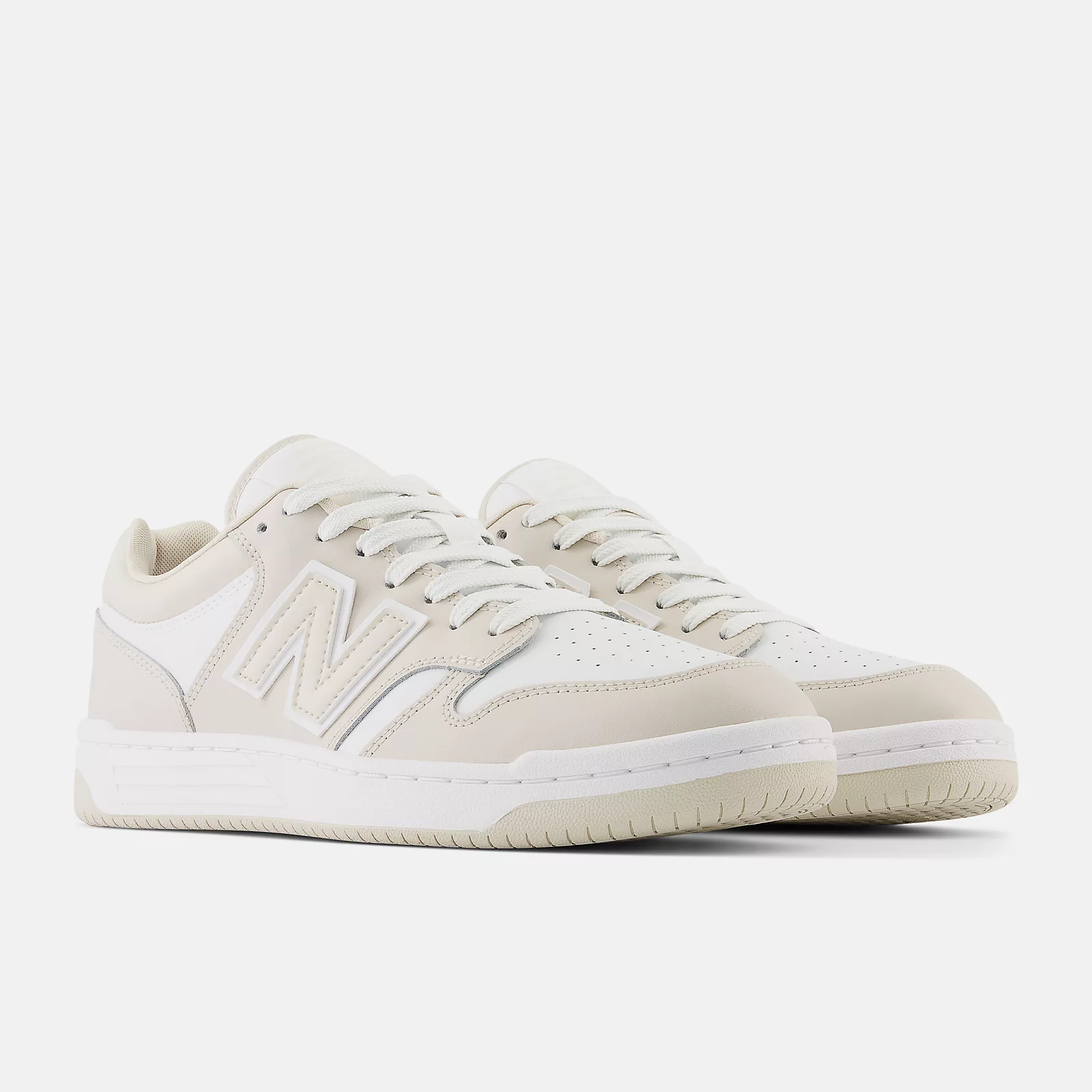 New Balance Unisex Lifestyle 480 Sneakers -  Men's/Women's-Timberwolf with White