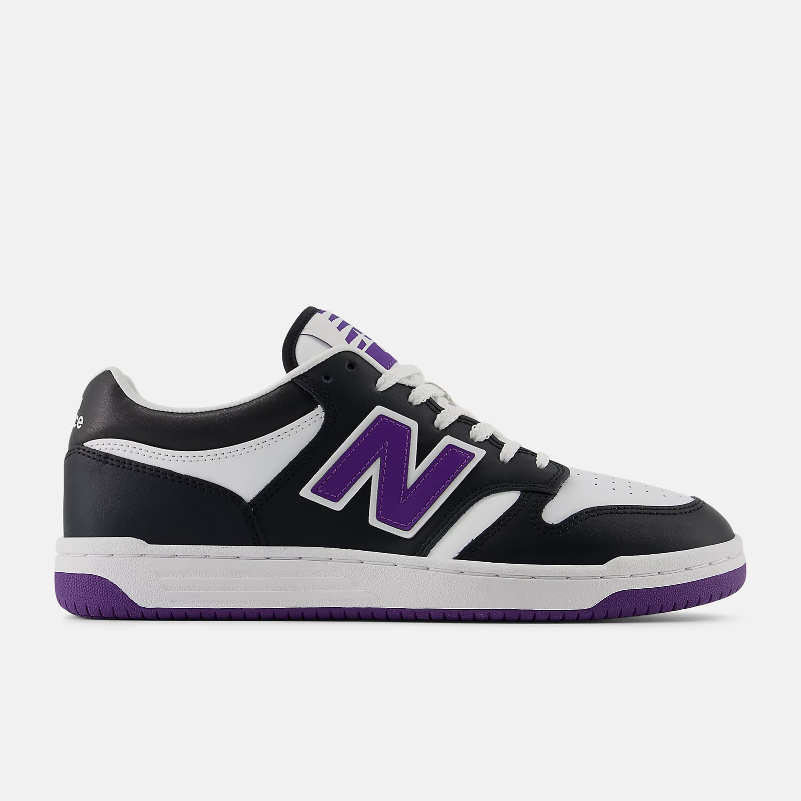 New Balance Unisex Lifestyle 480 Sneakers -  Men's/Women's-Black with White