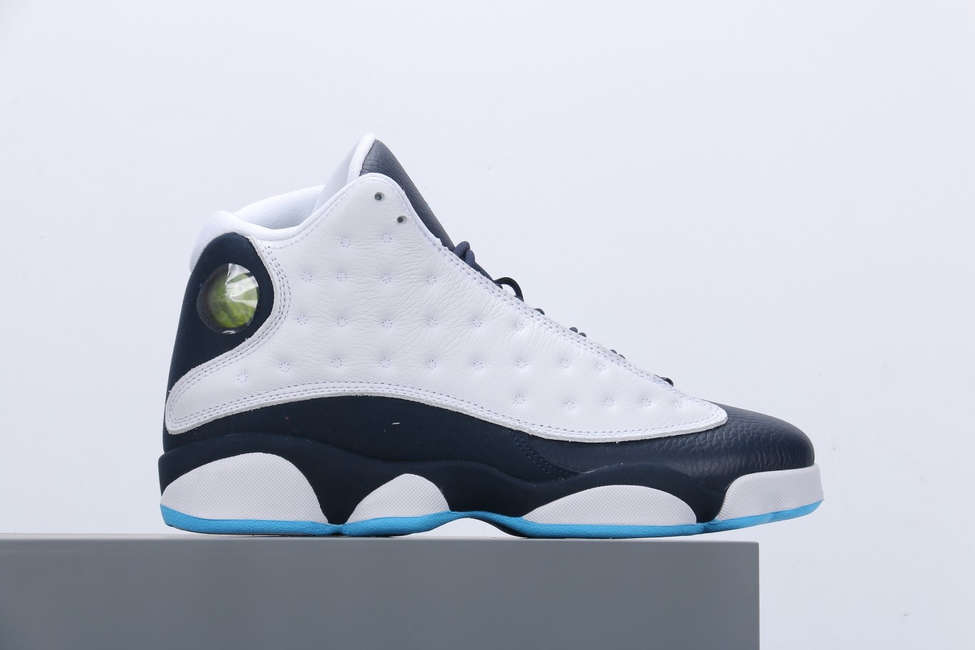 Jordan 13 Retro Obsidian Powder Blue White