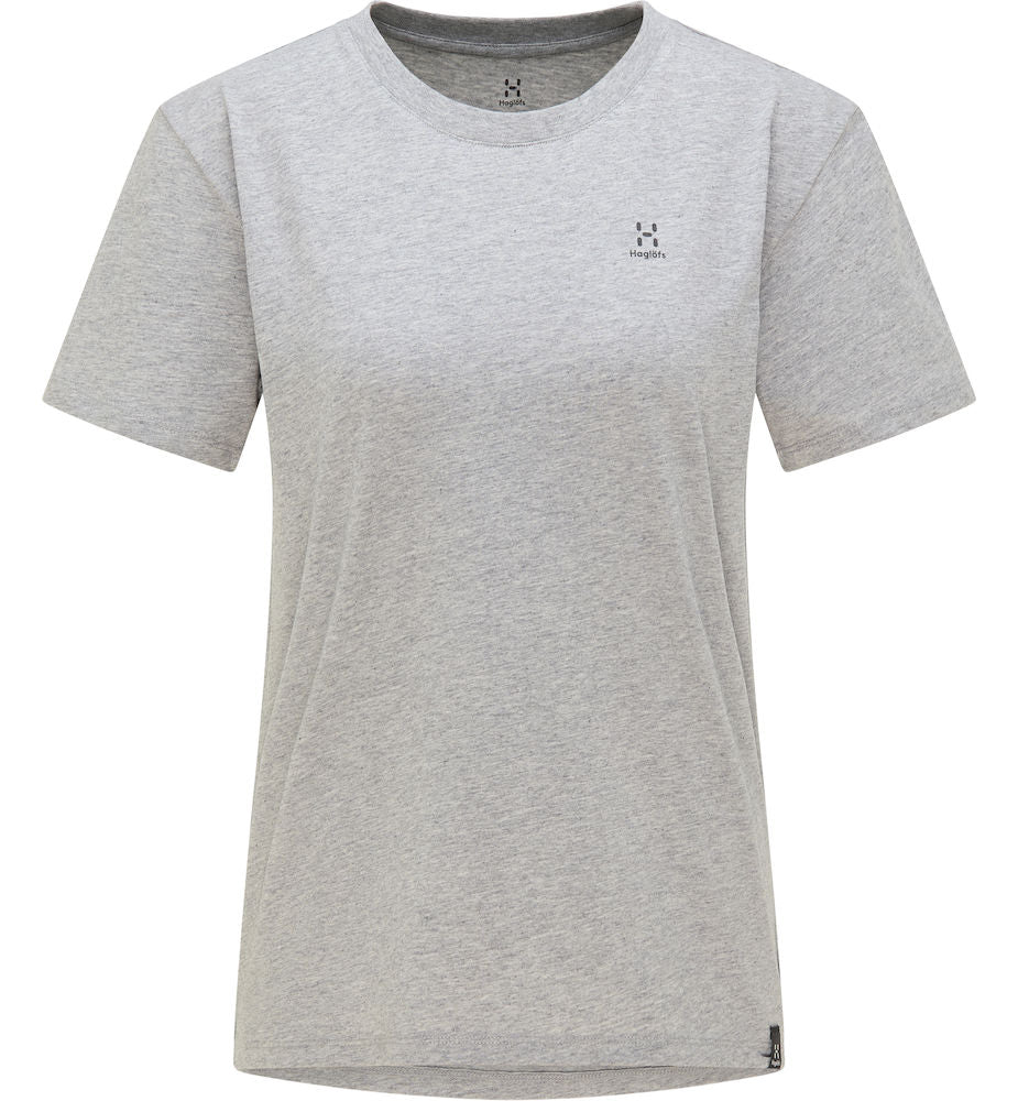 Haglöfs Camp Tee Women Grey Melange Solid