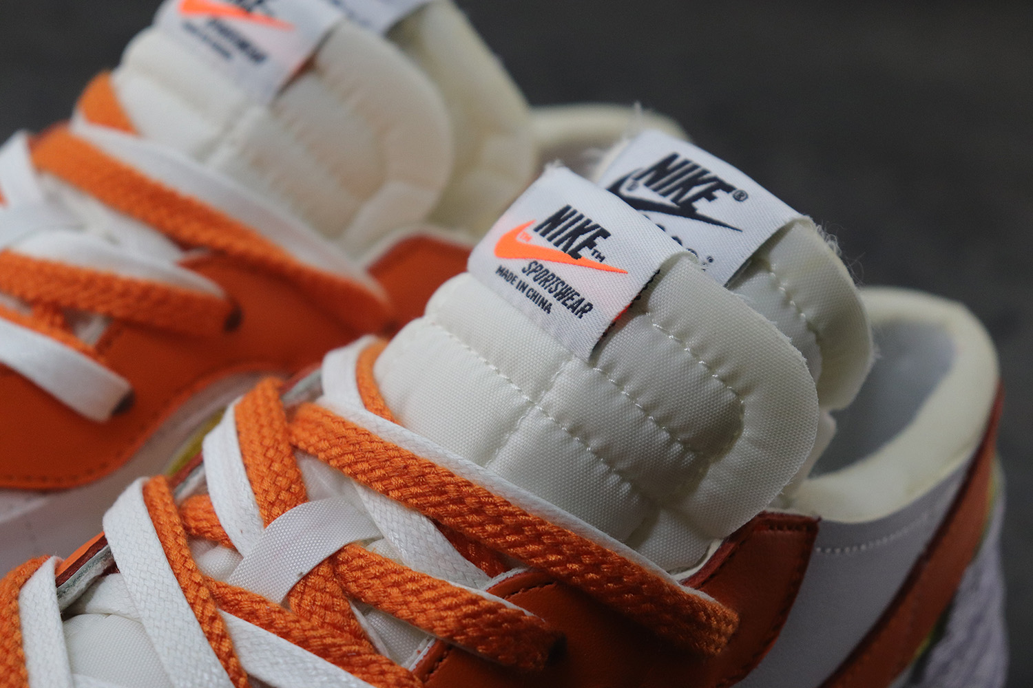 Sacai x Blazer Low Magma Orange