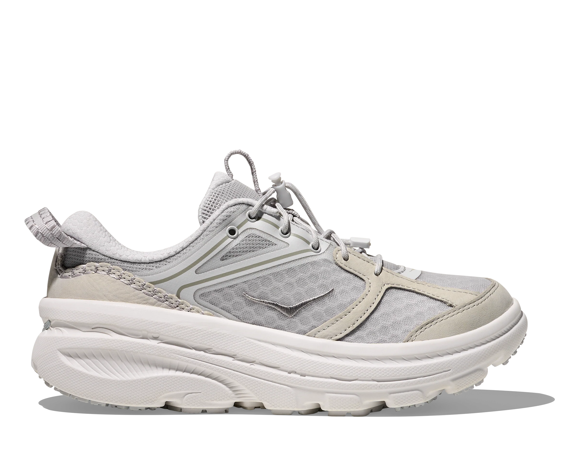 Hoka U BONDI B3 LS Cosmic Grey / White
