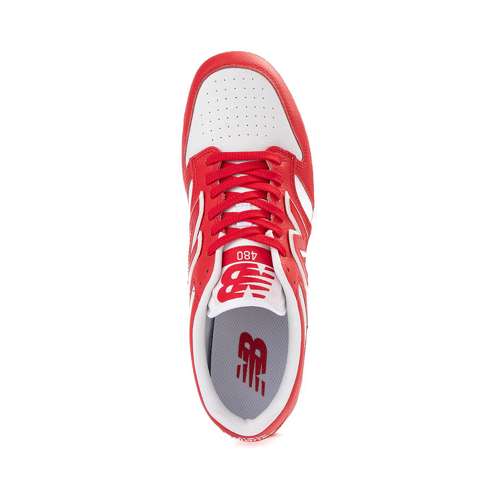 New Balance Unisex Lifestyle 480 Sneakers -  Men's/Women's-eam Red / White
