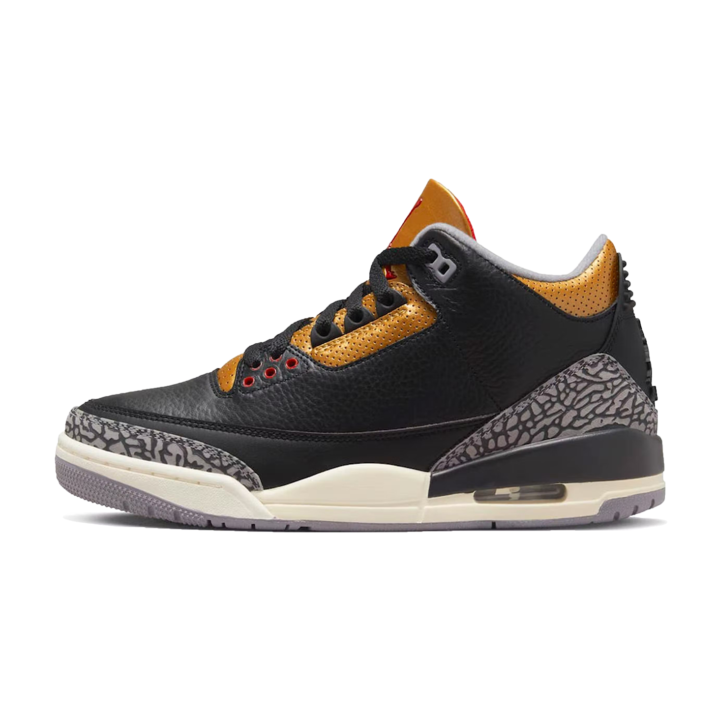 Jordan 3 Retro Black Cement Gold (Women Size!!)