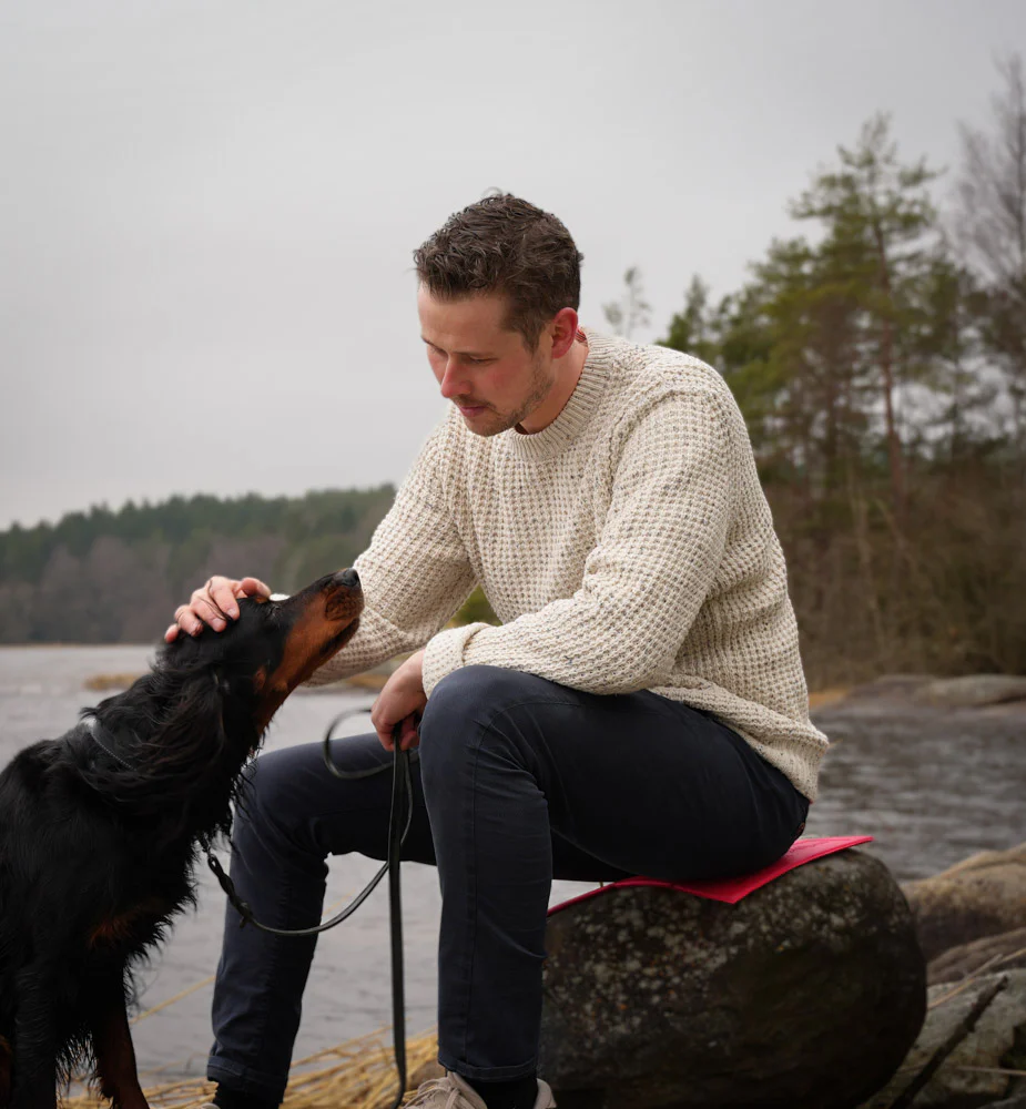 Amundsen Sports Field Sweater Mens Natural