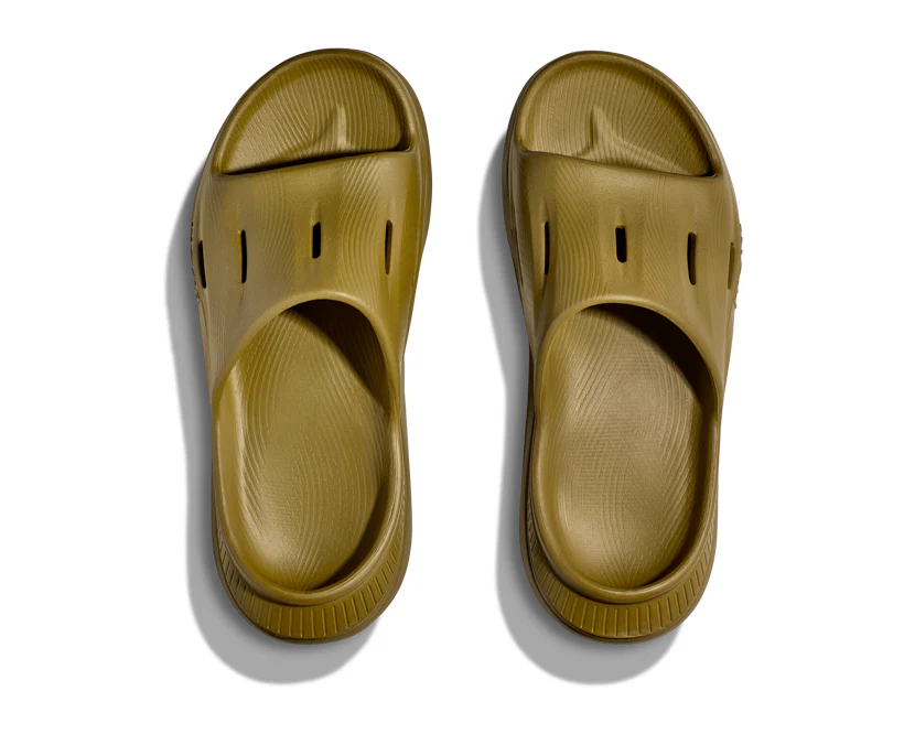 Hoka U ORA RECOVERY SLIDE 3 Green Moss / Green Moss