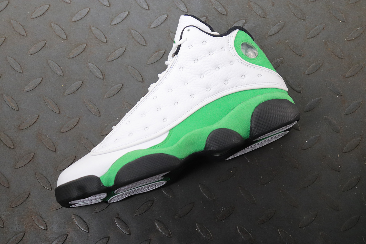 Jordan 13 Retro White Lucky Green
