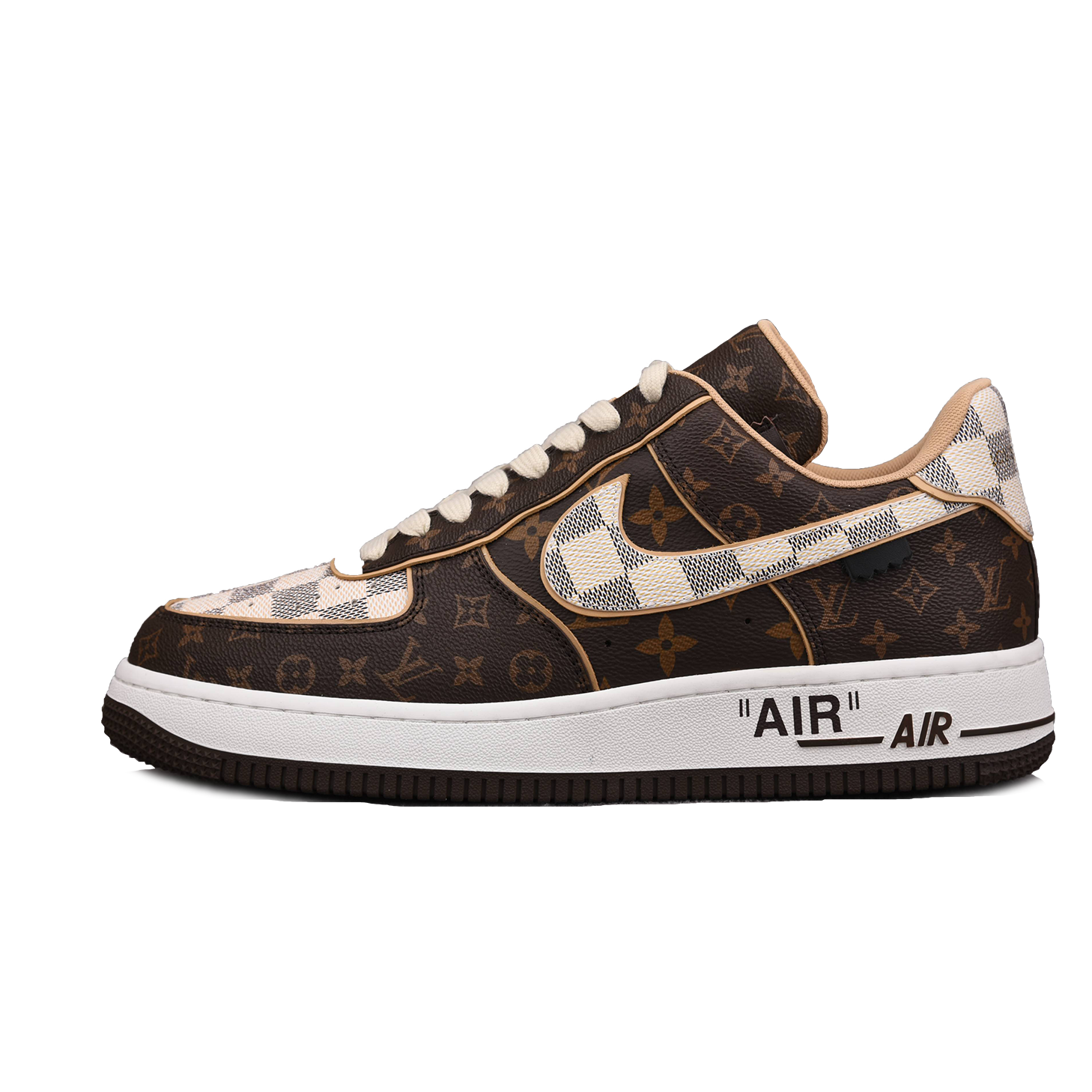 Nike Air Force 1 Low Louis Vuitton   Monogram Brown Damier Azur (Be careful about the size!!)