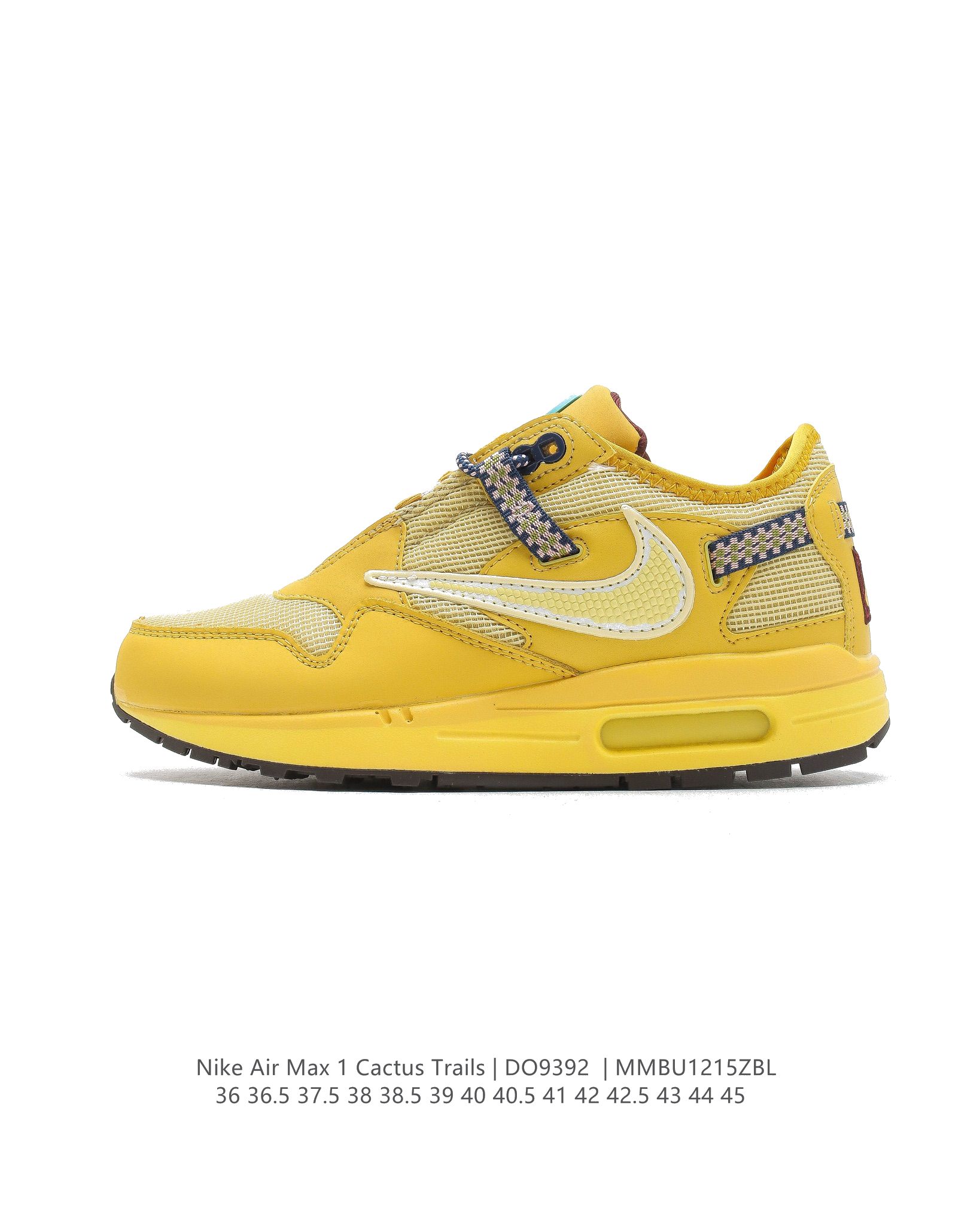 Travis Scott x Nike Air Max 1WheatLemon DO9392-700 Dames & Heren Schoenen-2