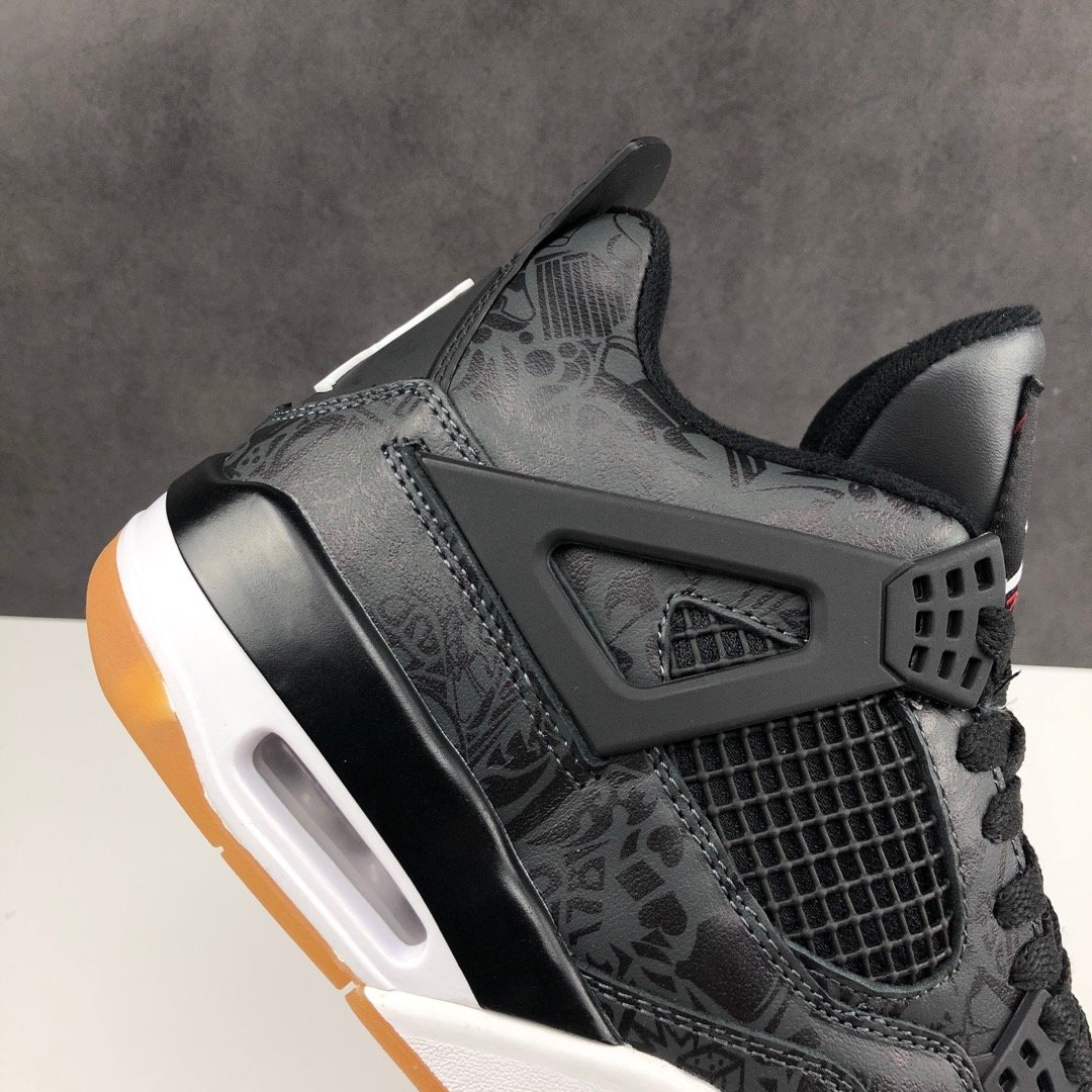 Jordan 4 Retro Laser Black Gum