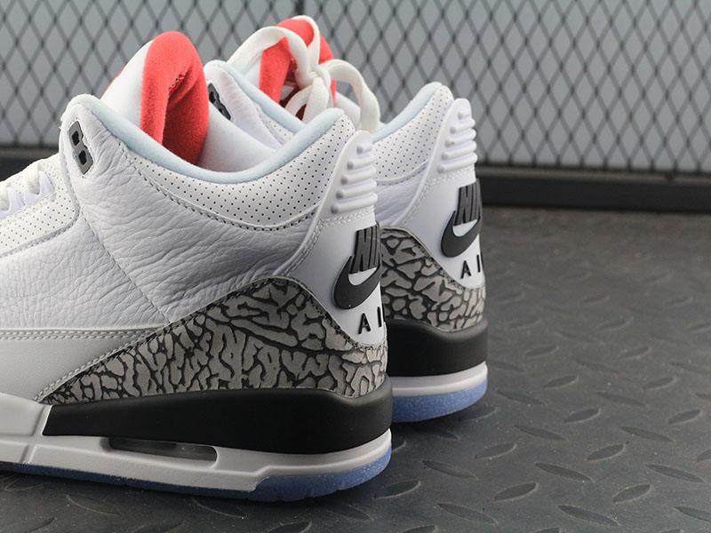 Jordan 3 Retro Free Throw Line White Cement