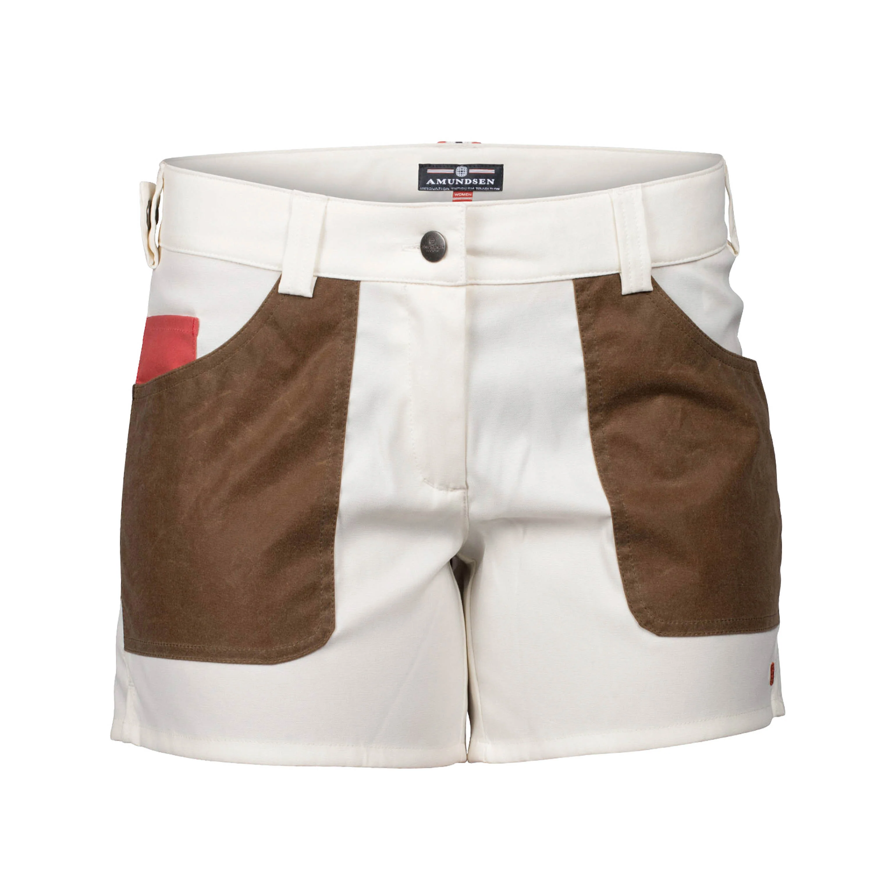 Amundsen Sports 5Incher Field Shorts Womens Offwhite/Tan